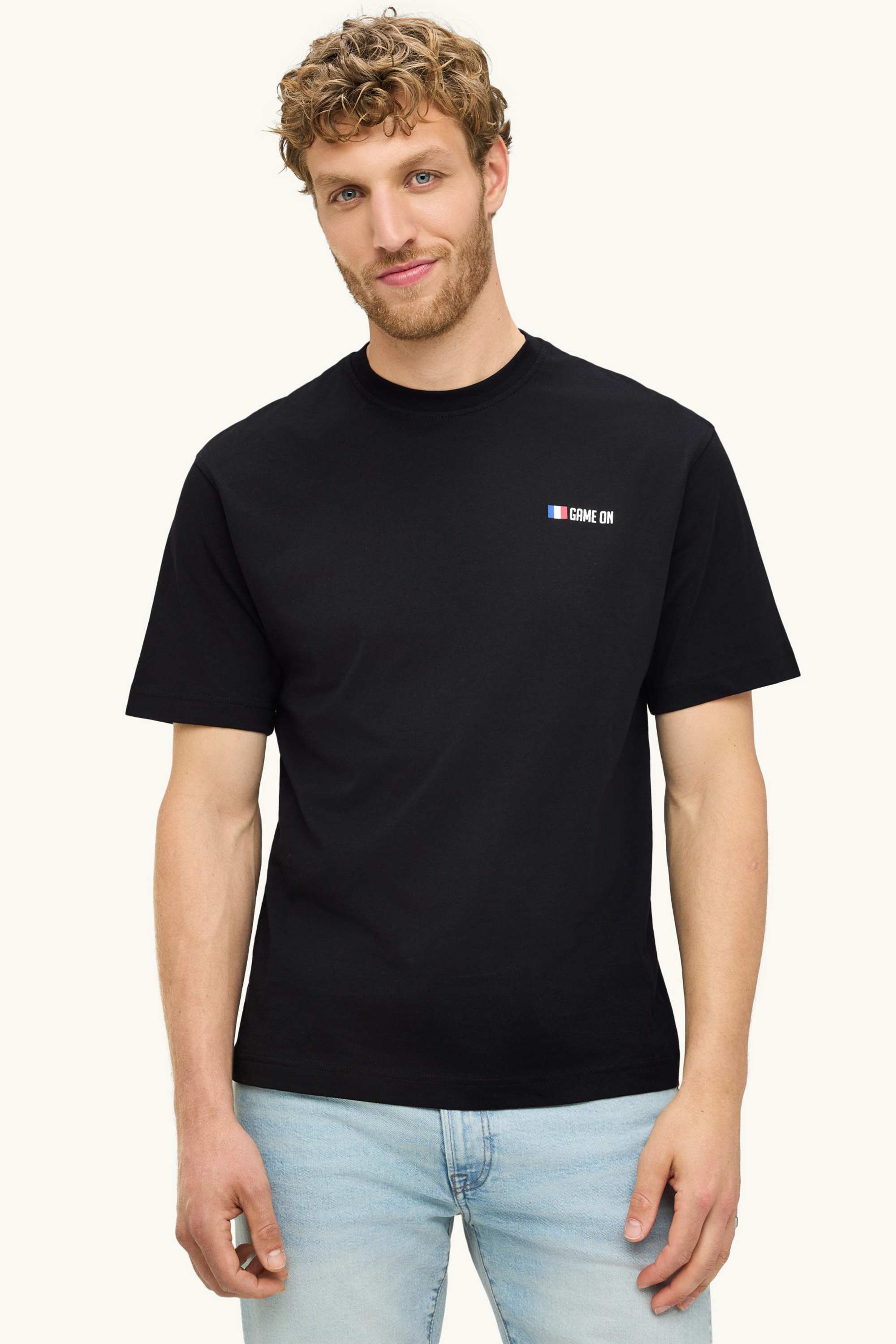 T-shirt - France - relaxed fit black
