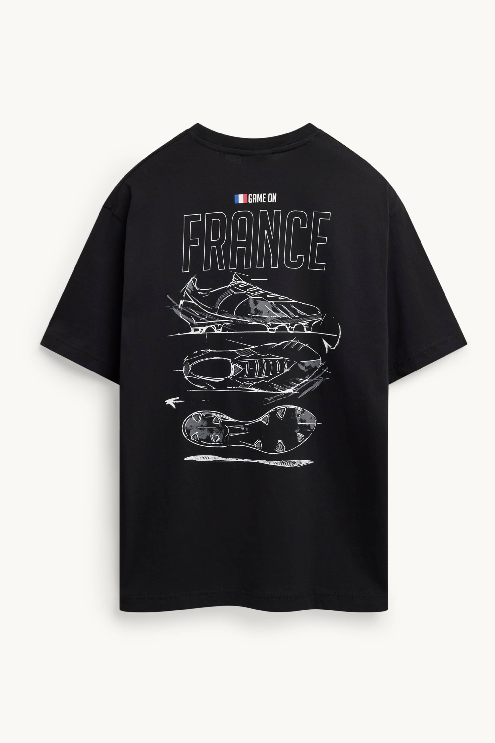 T-shirt - France - relaxed fit black