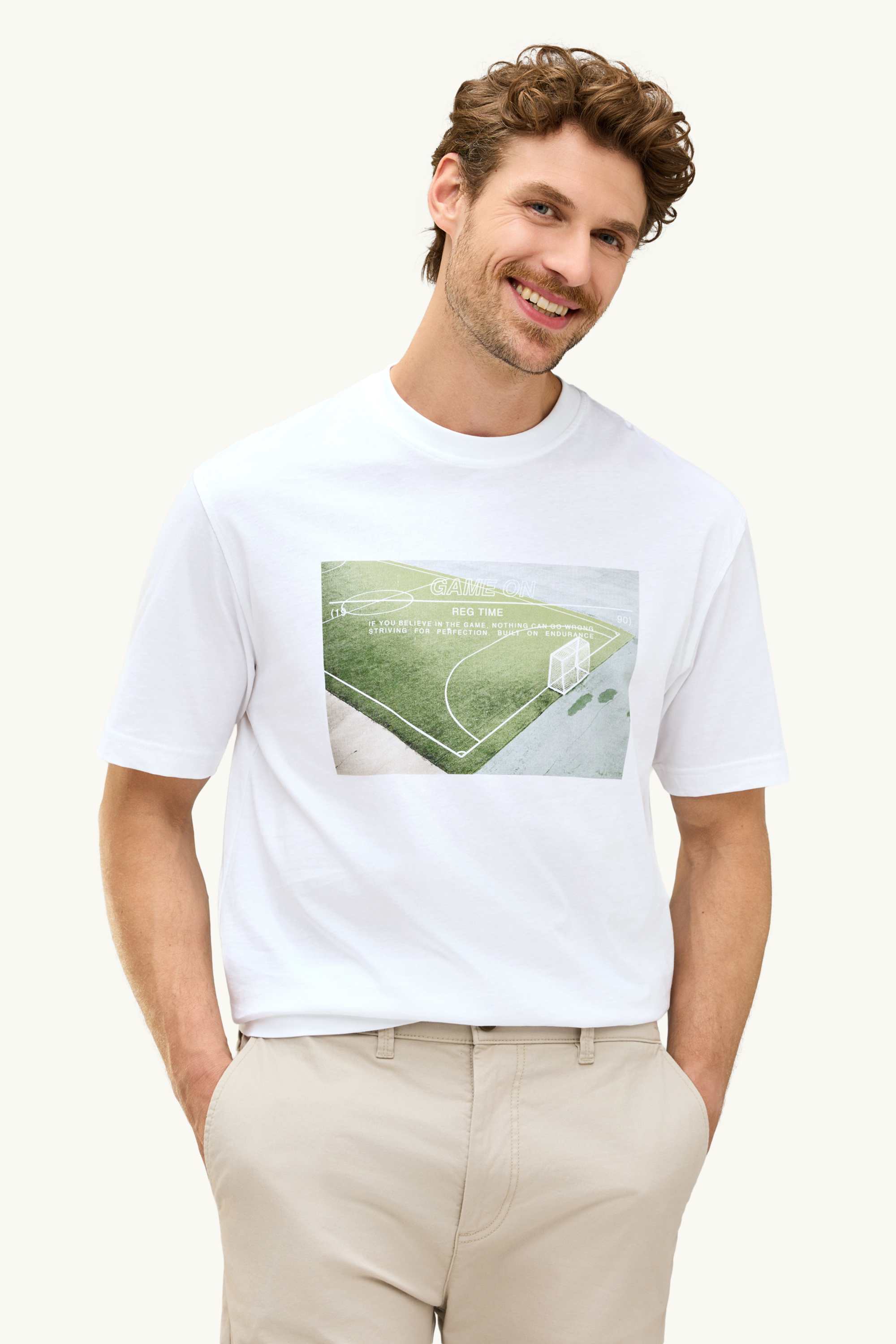 T-shirt - relaxed fit white