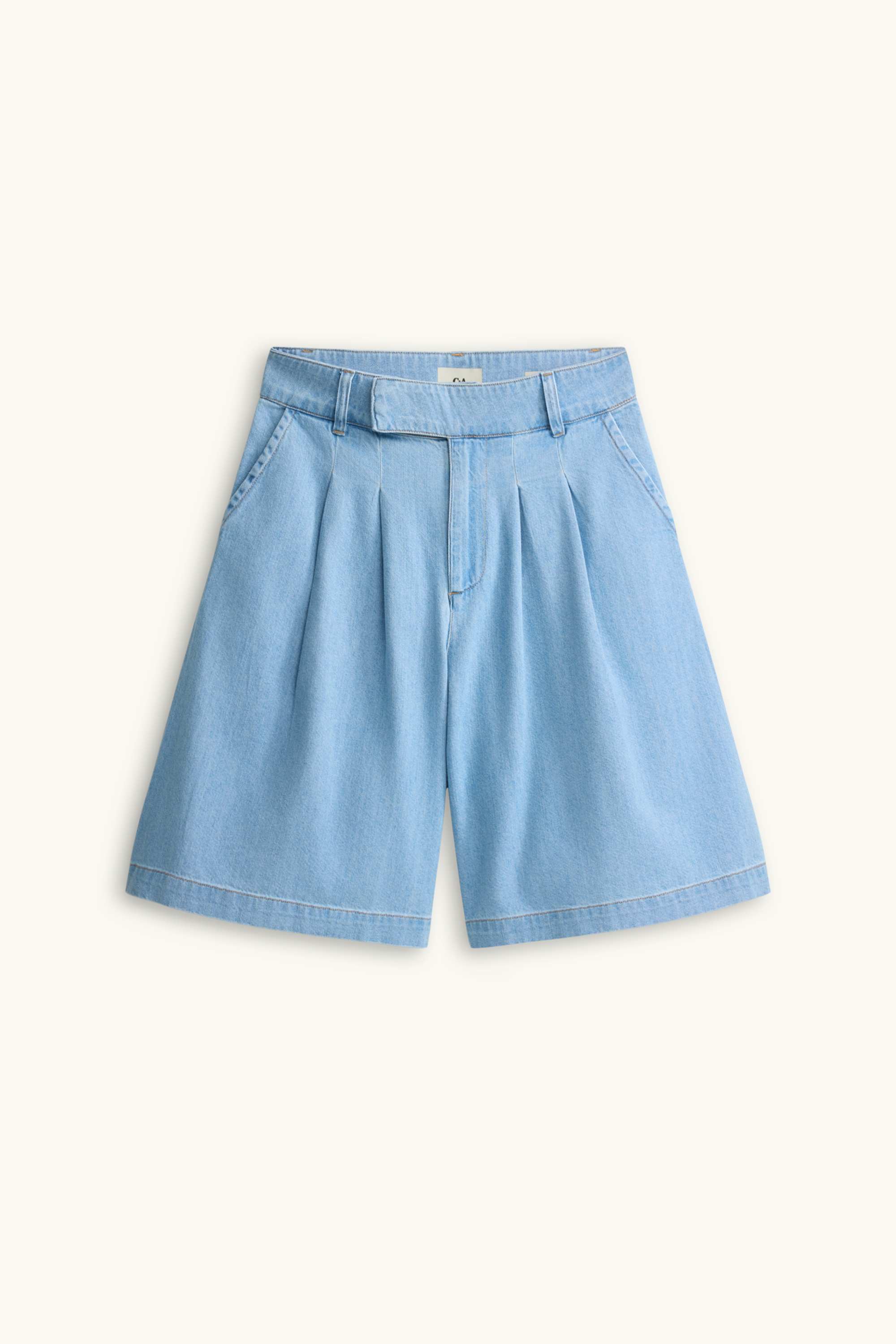 Jorts - mid-rise waist blue