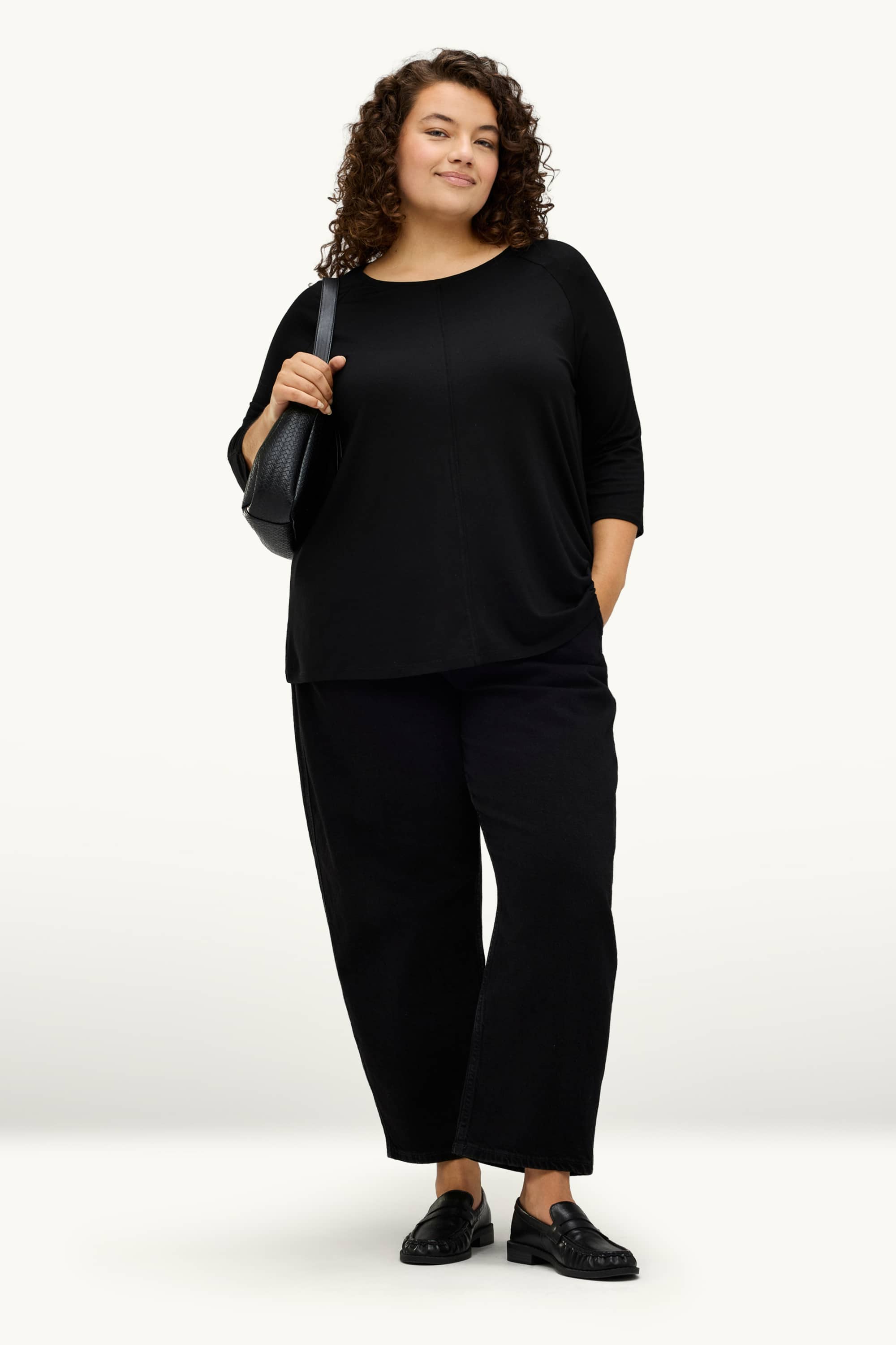 T-shirt - relaxed fit black