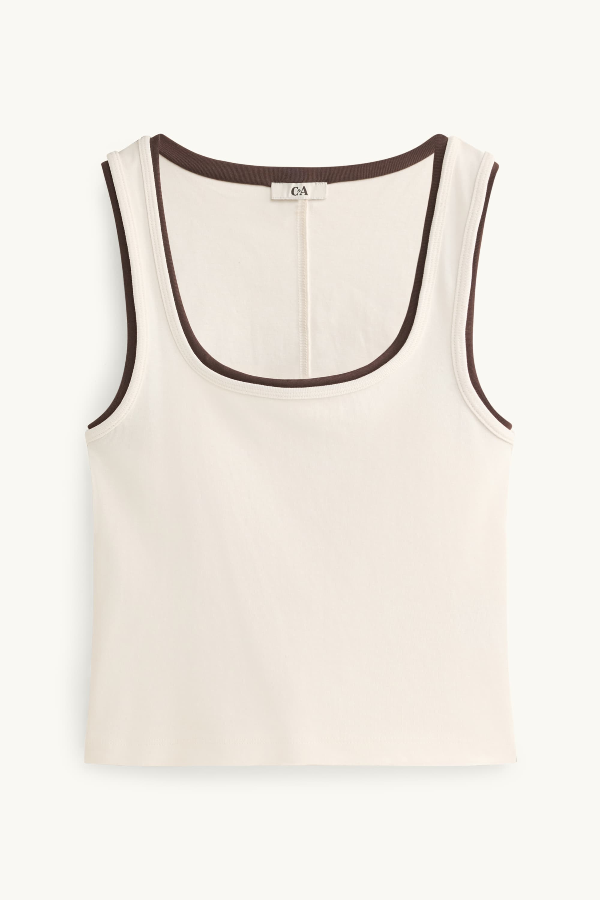 Top - 2-in-1 look white