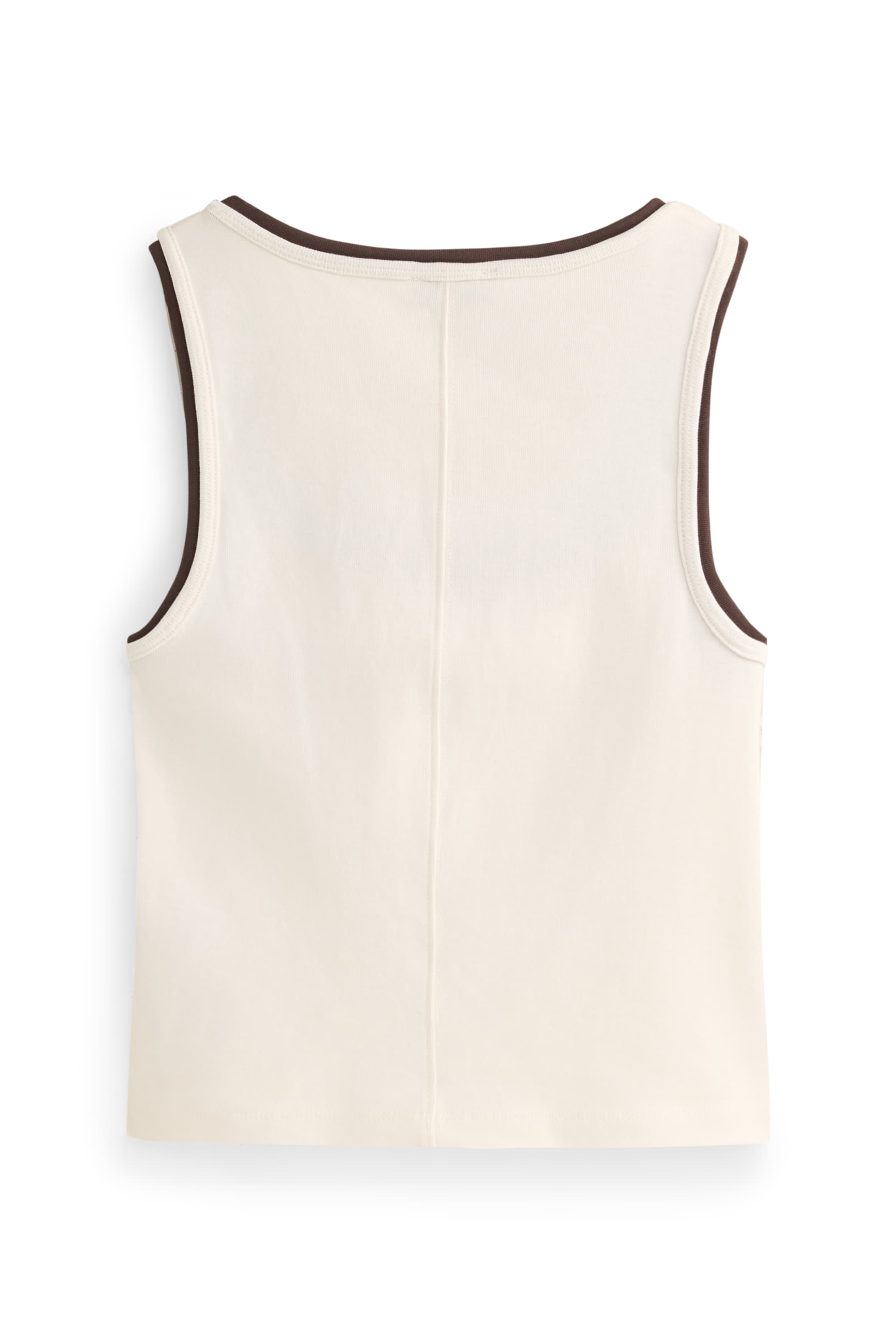 Top - 2-in-1 look white