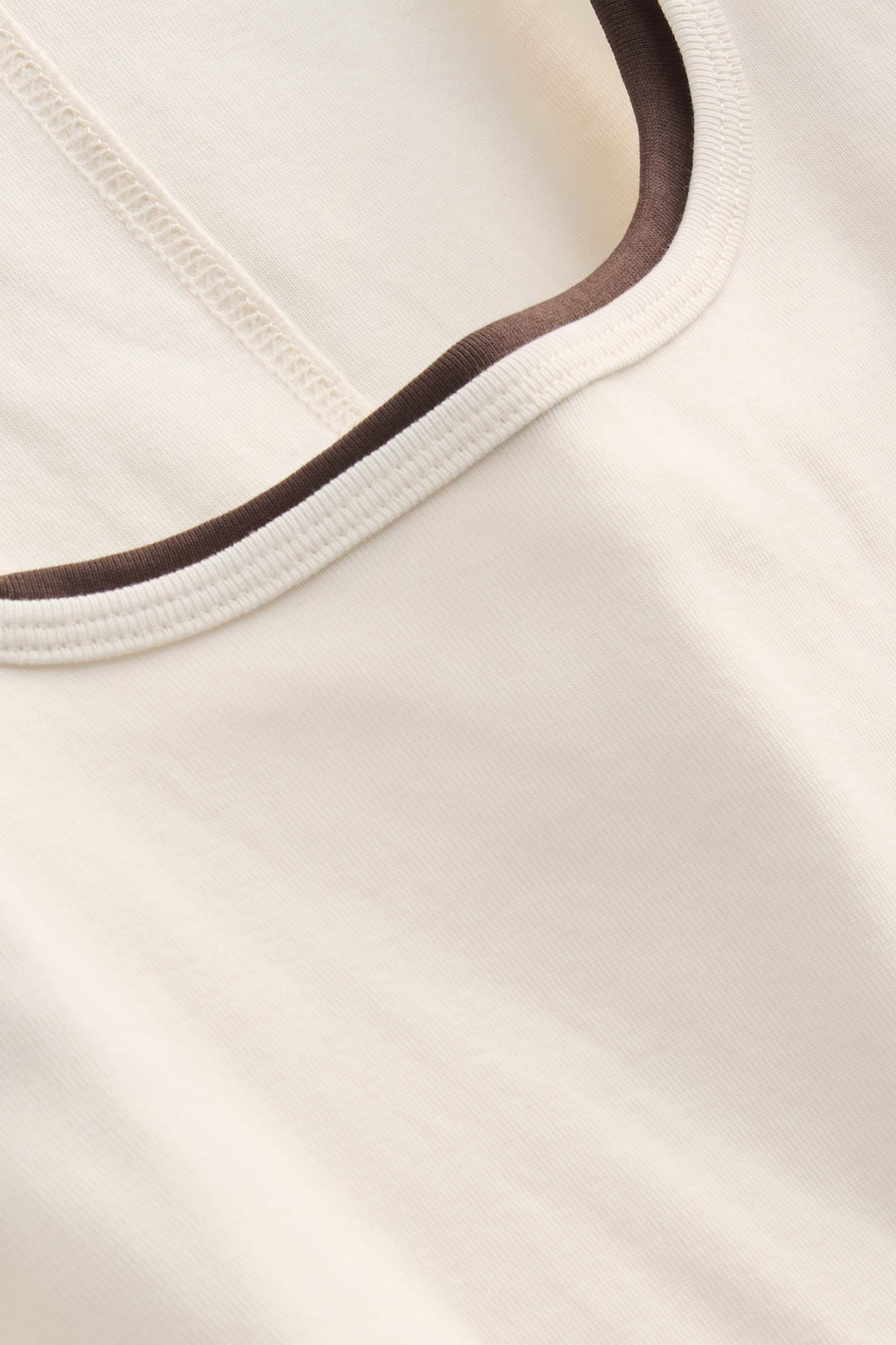 Top - 2-in-1 look white