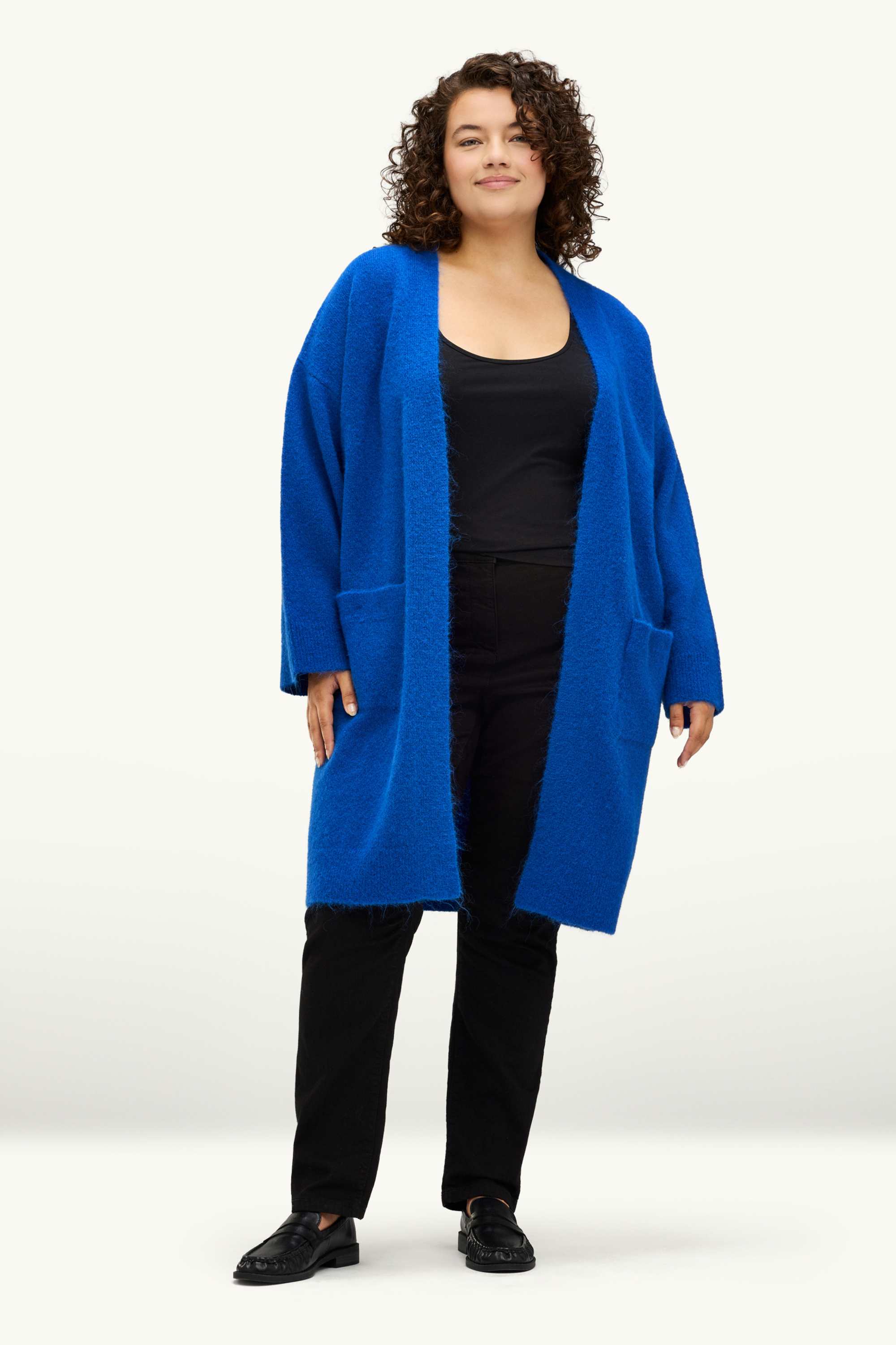 Long cardigan blue