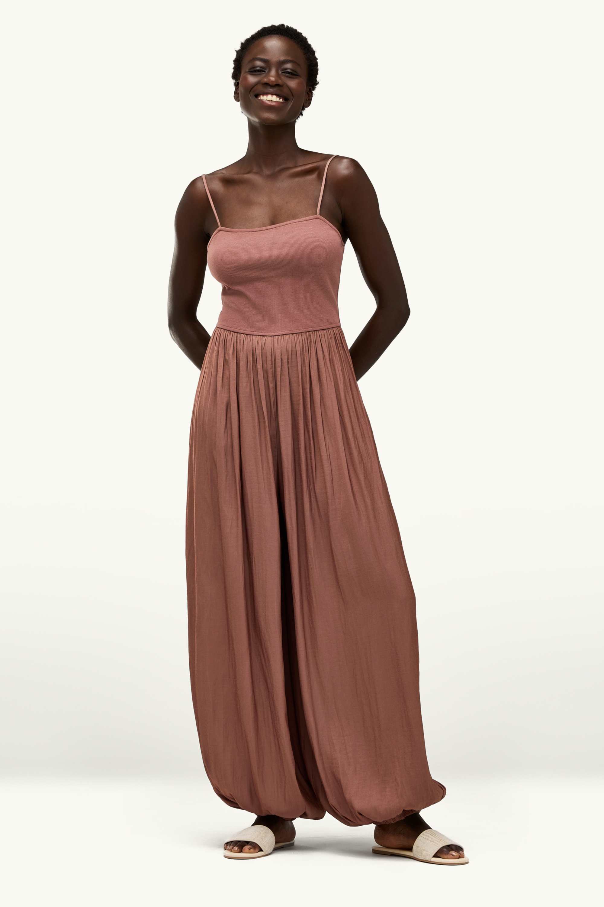 Jumpsuit brown