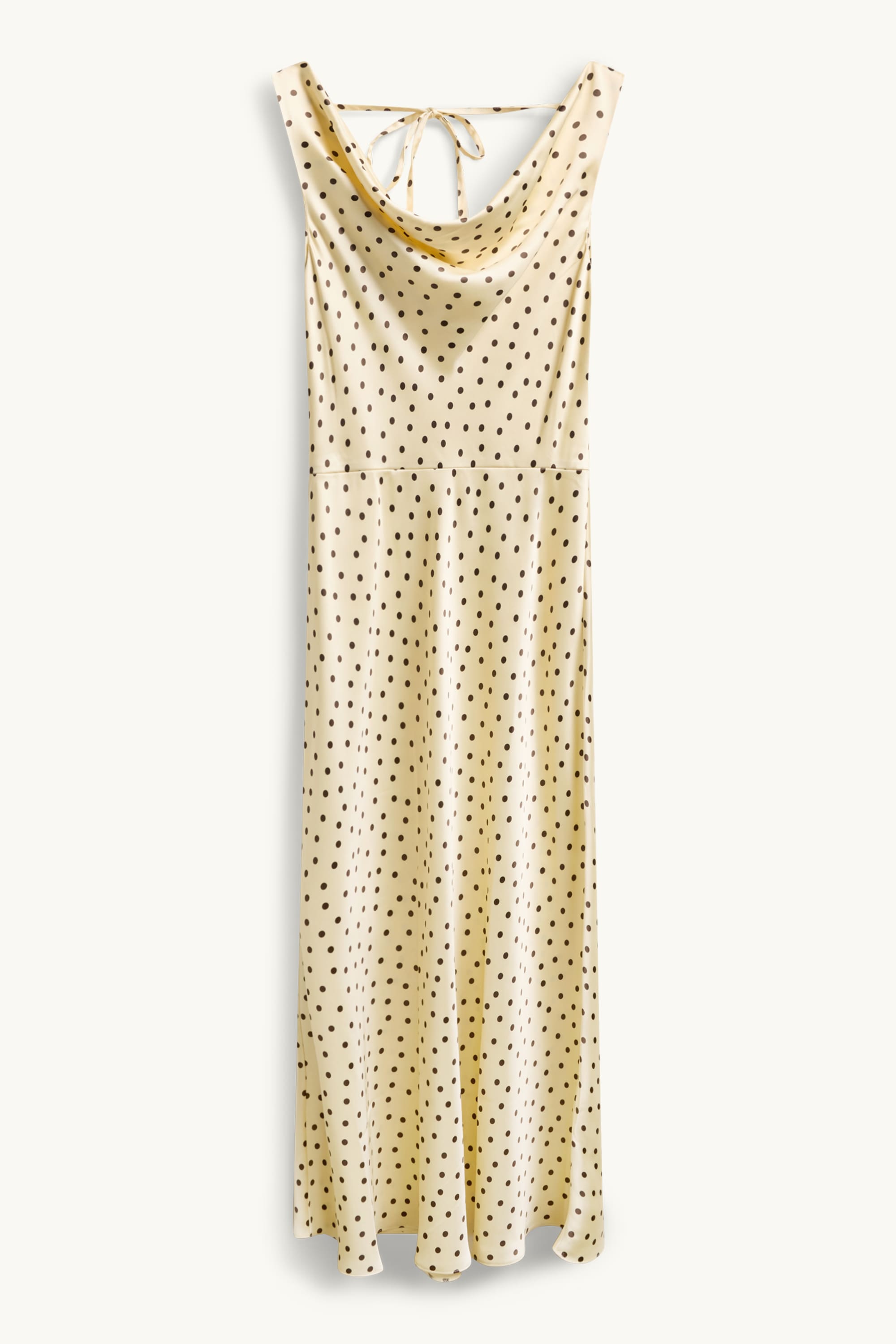 Fit & flare dress - polka dot yellow