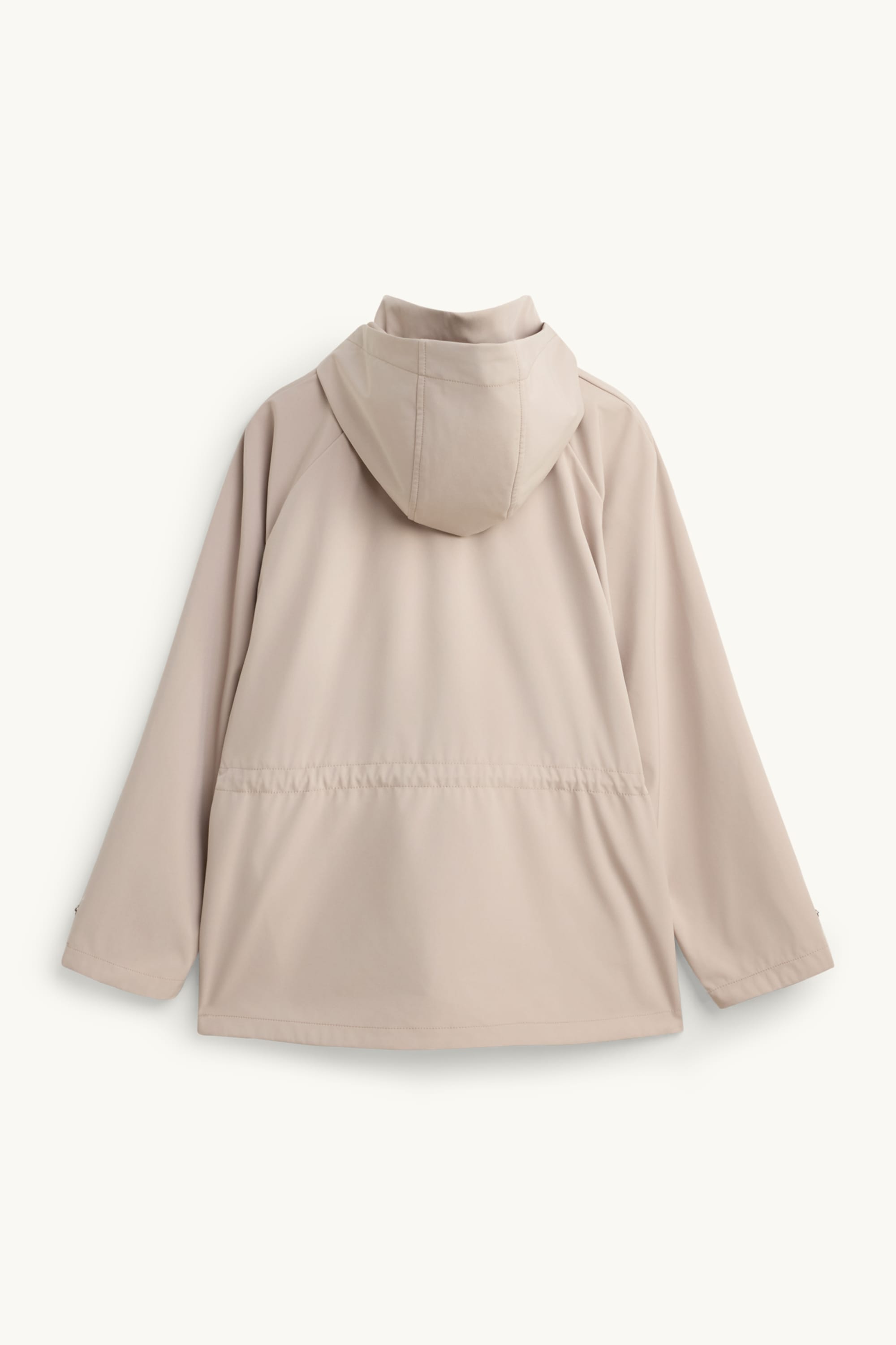 Softshell jacket with hood - water-repellent - 4 Way Stretch beige