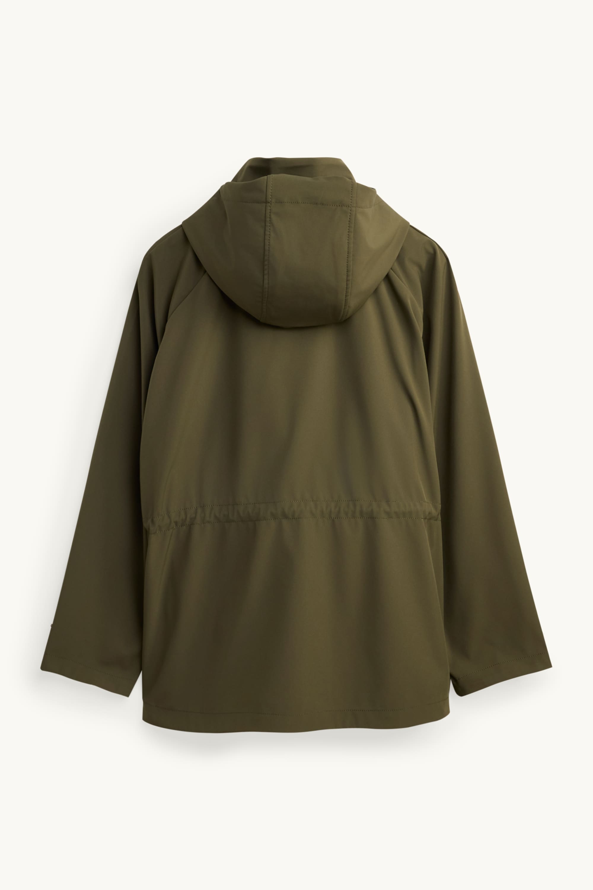 Softshell jacket with hood - water-repellent - 4 Way Stretch dark green