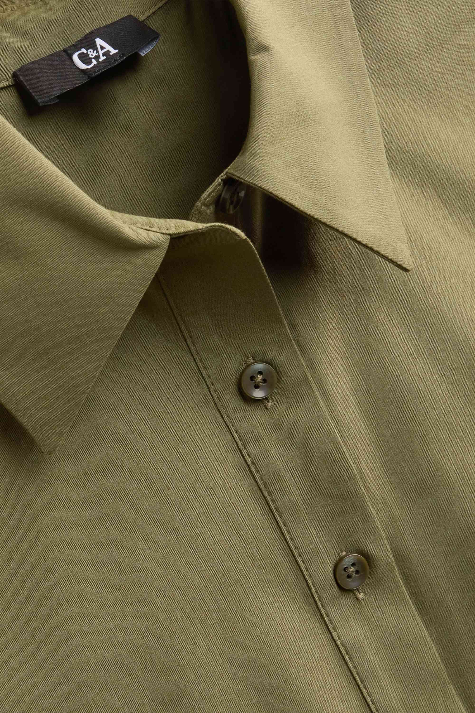 A-line dress khaki