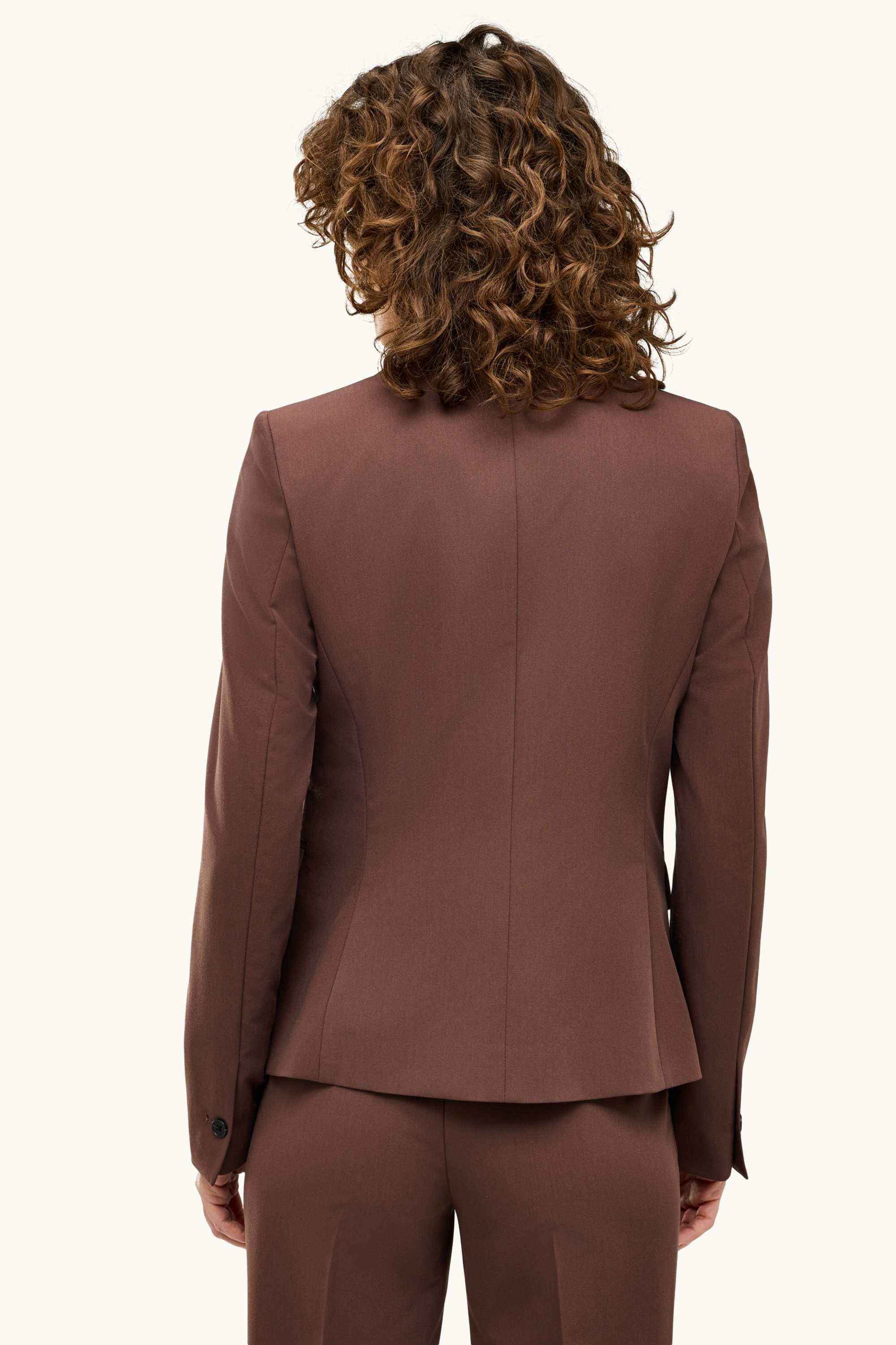 Business blazer - fitted brown