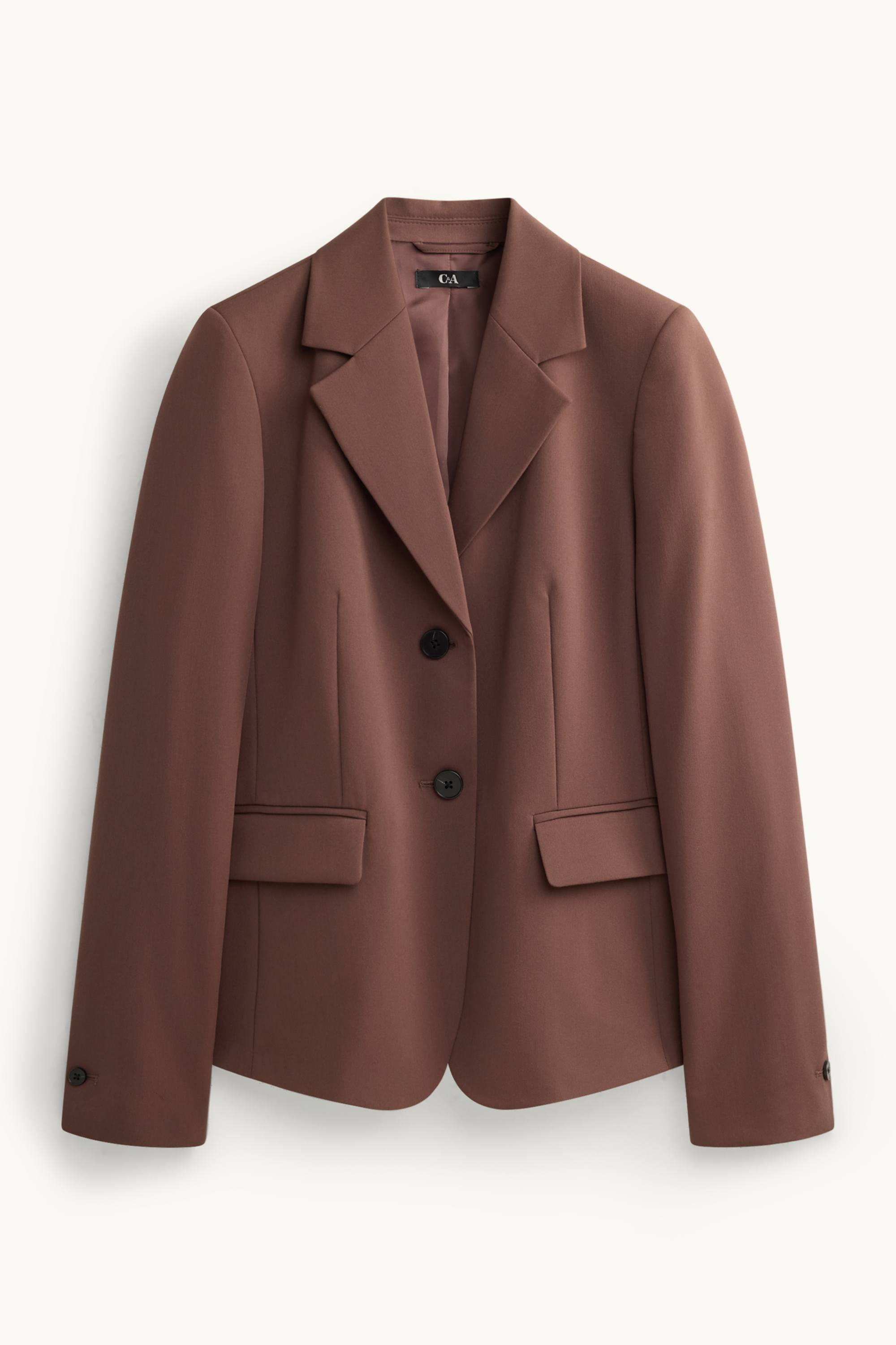 Business blazer - fitted brown