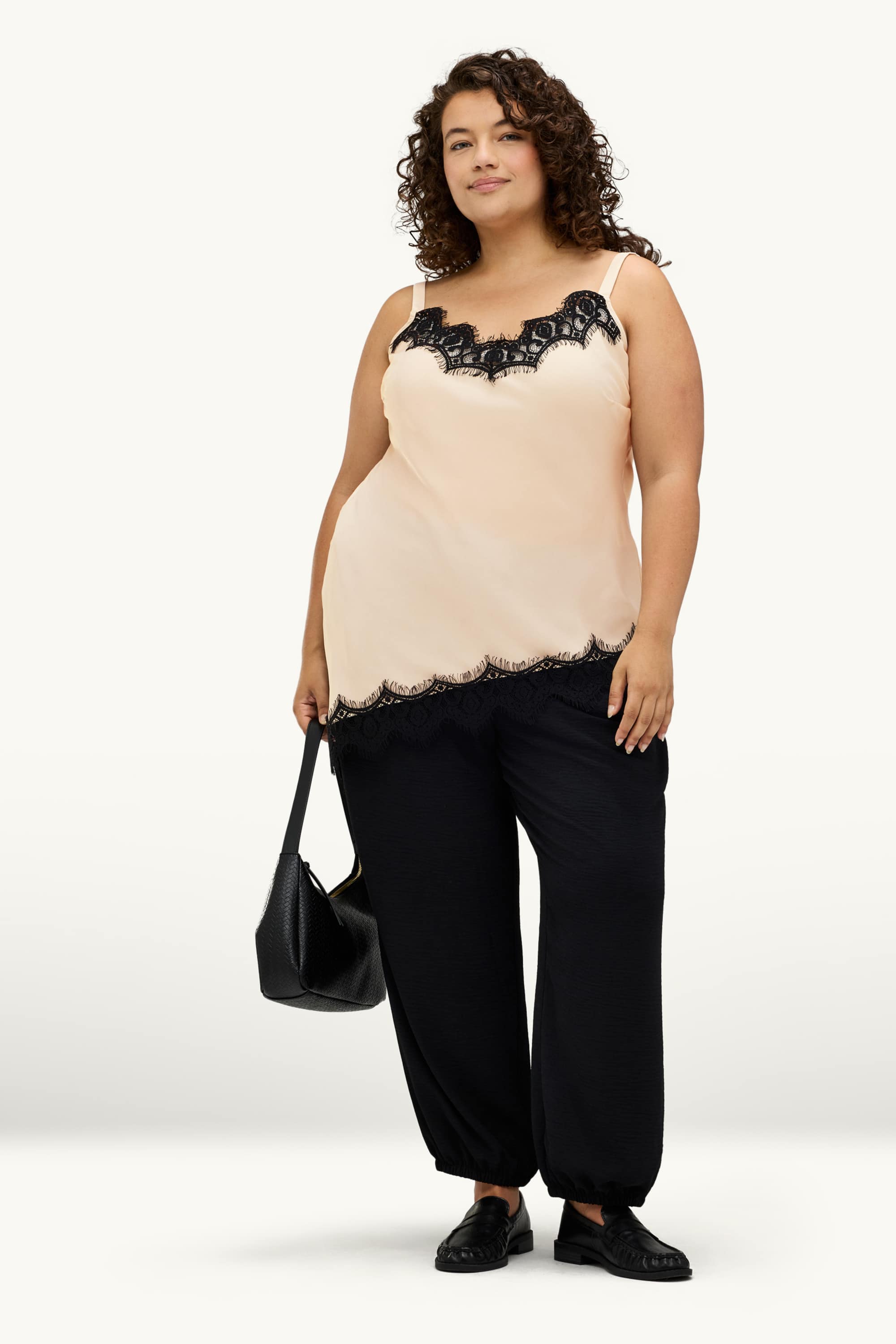 Blouse top beige