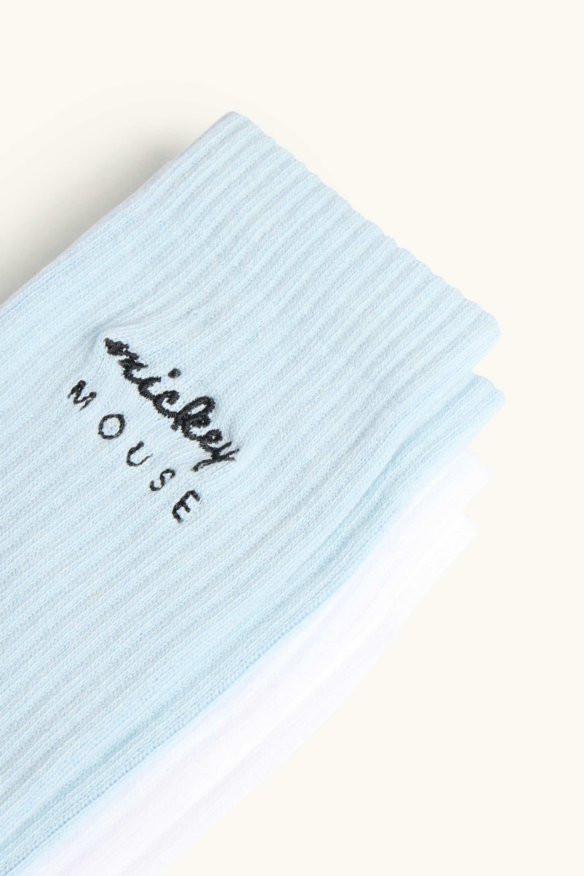 Multipack of 2 - socks with motif - Mickey Mouse white / light blue
