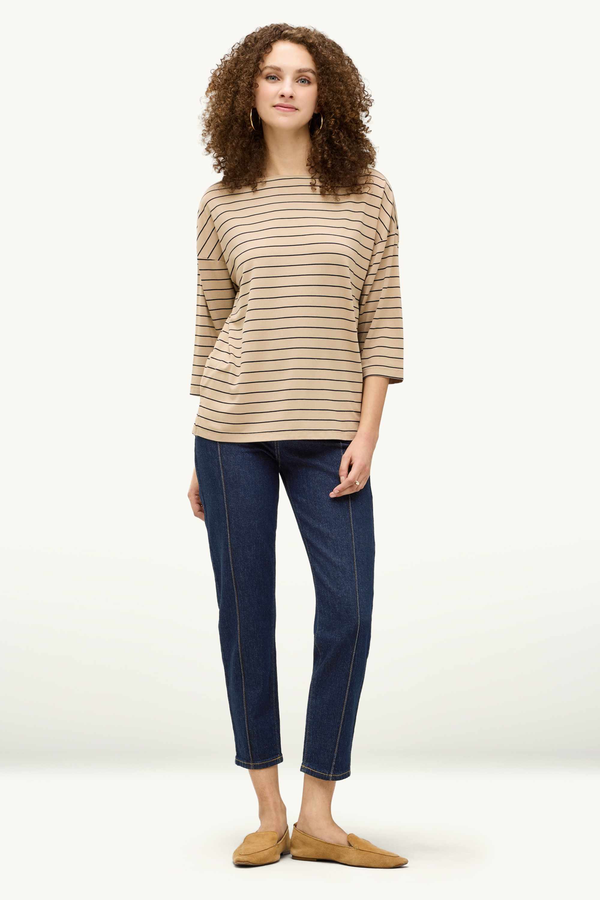 Mom jeans - high waist - LYCRA® denim-dark blue