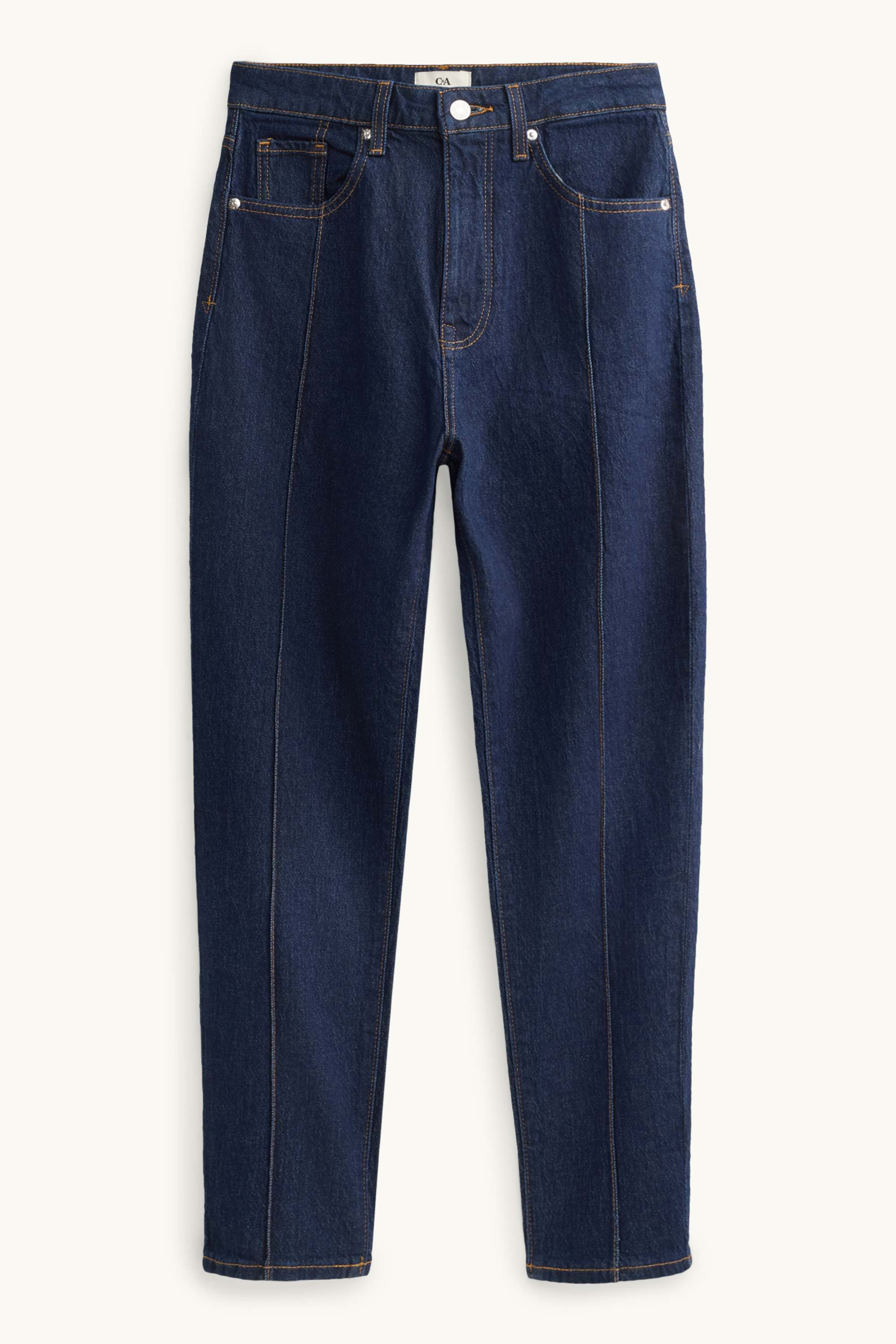 Mom jeans - high waist - LYCRA® denim-dark blue