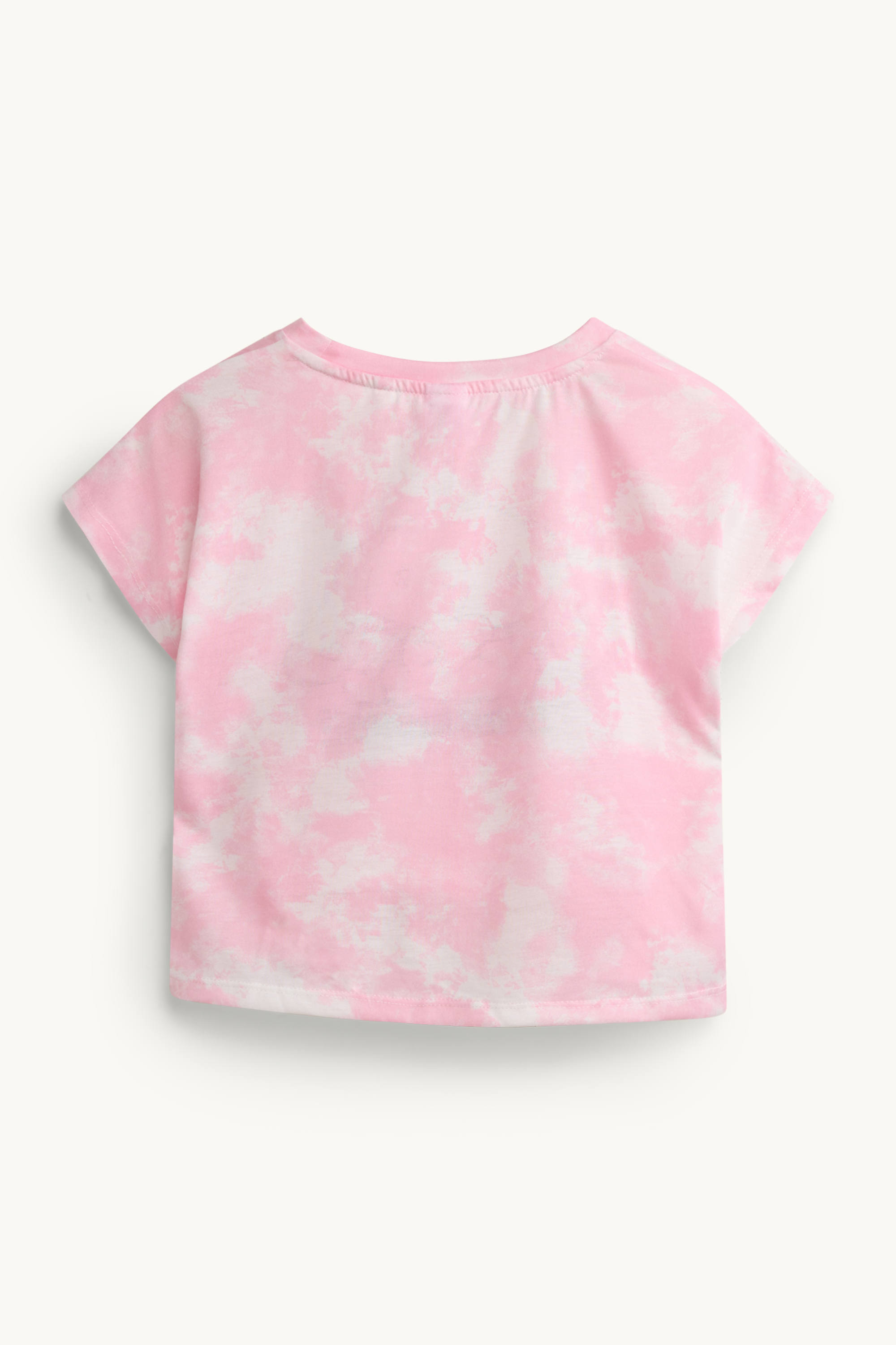 Cinnamoroll - short sleeve T-shirt - shiny - patterned white / rose
