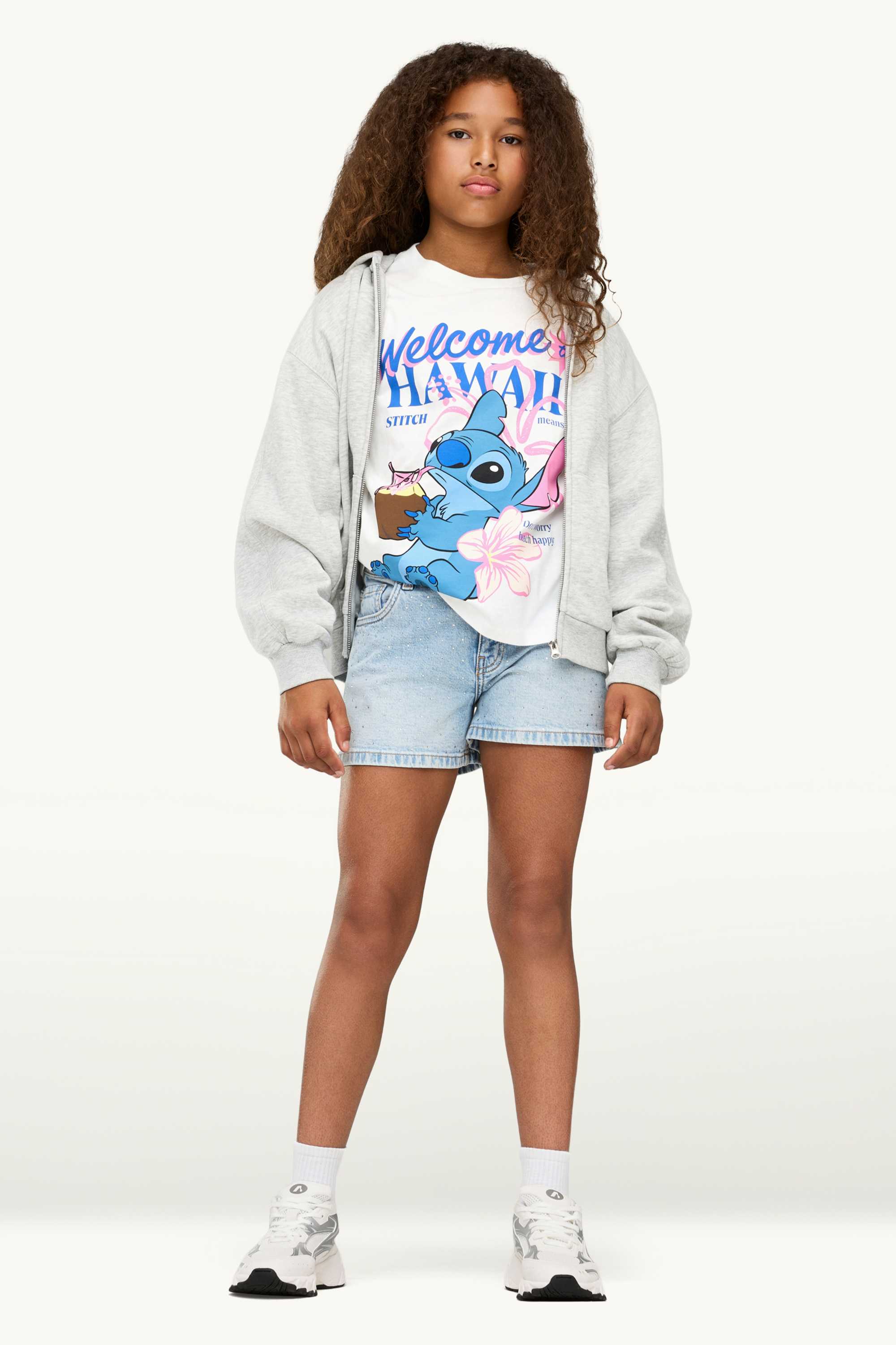Lilo & Stitch - short sleeve T-shirt white