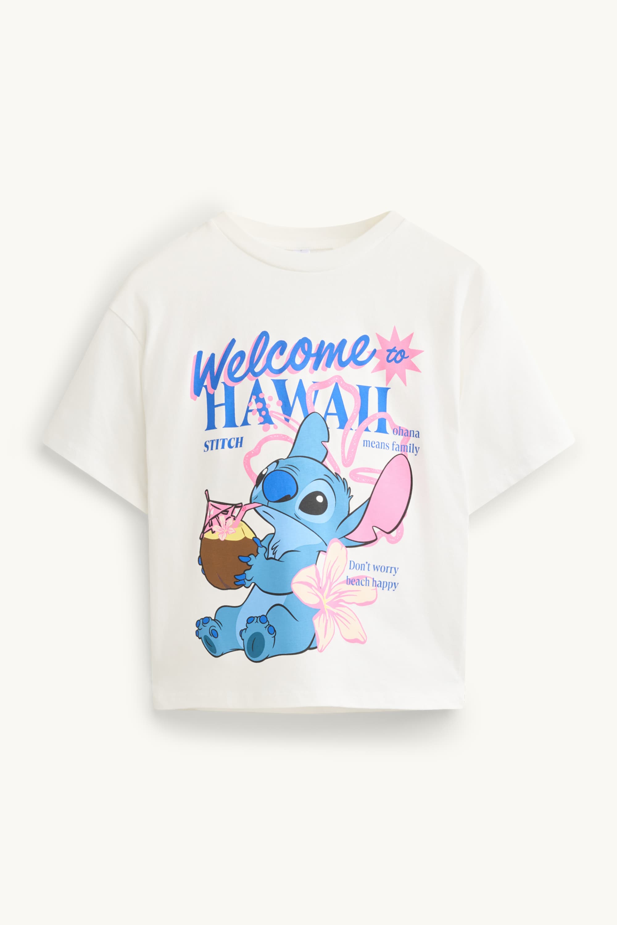 Lilo & Stitch - short sleeve T-shirt white