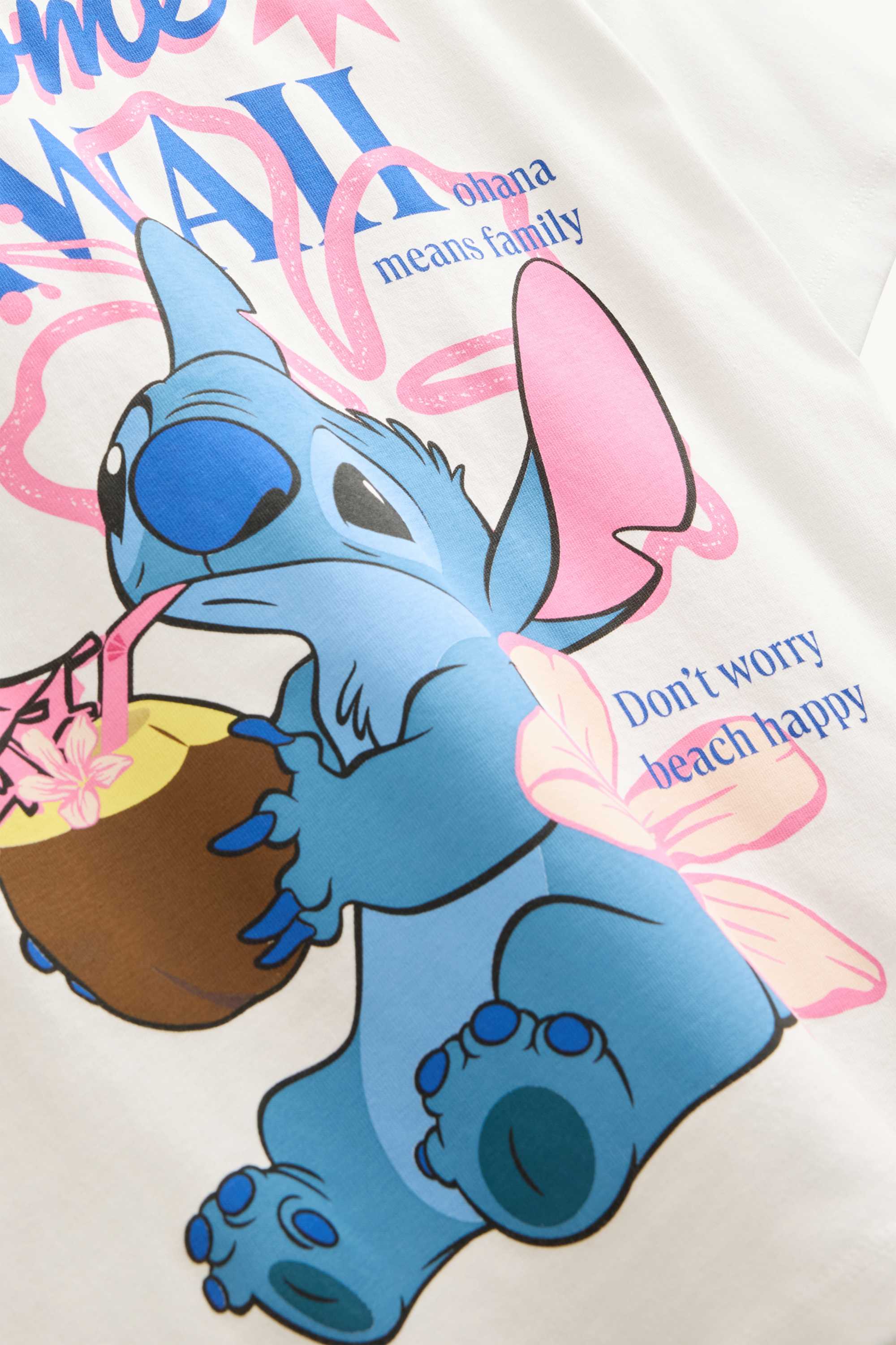 Lilo & Stitch - short sleeve T-shirt white