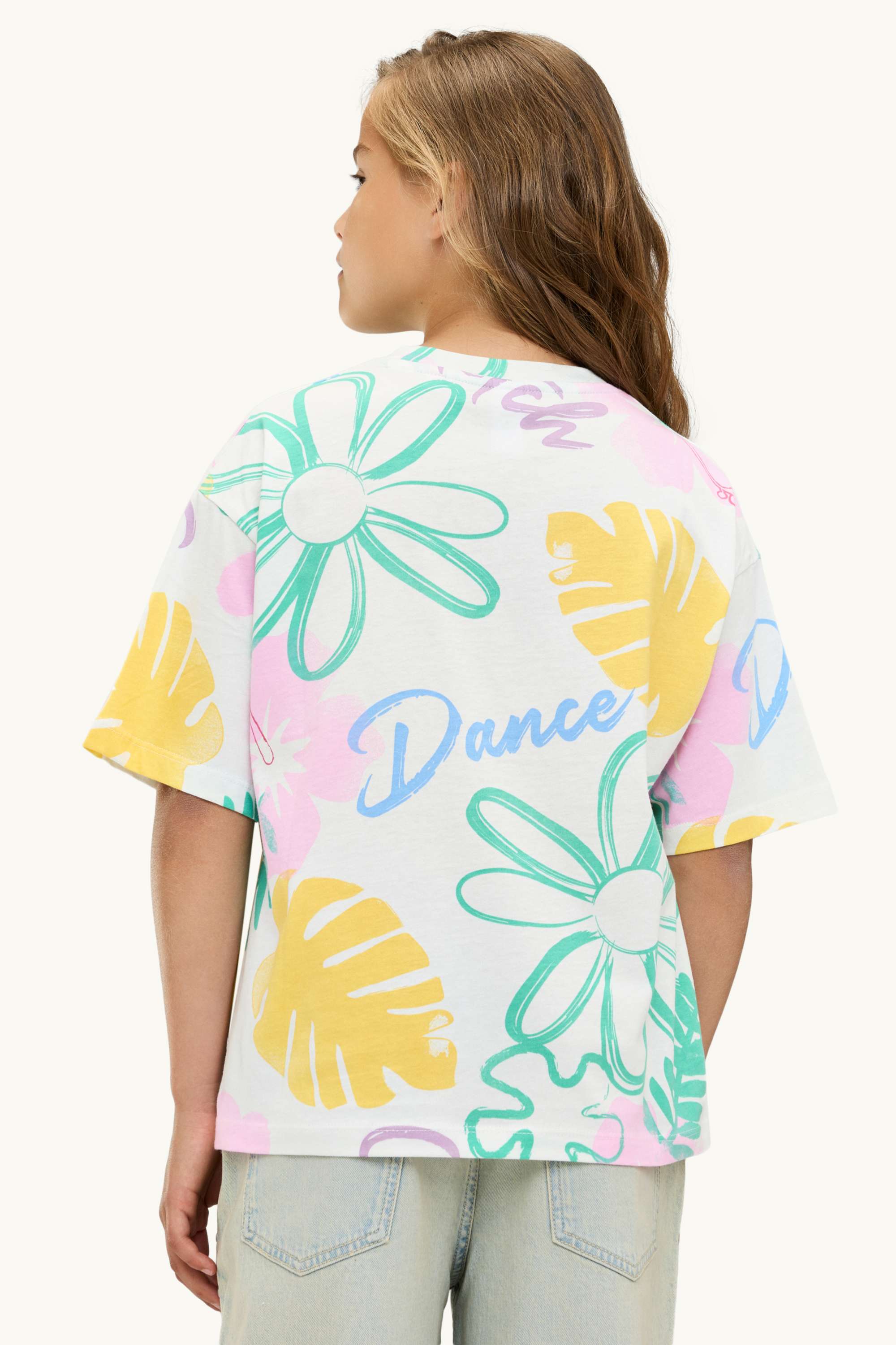 Lilo & Stitch - short sleeve T-shirt - patterned white