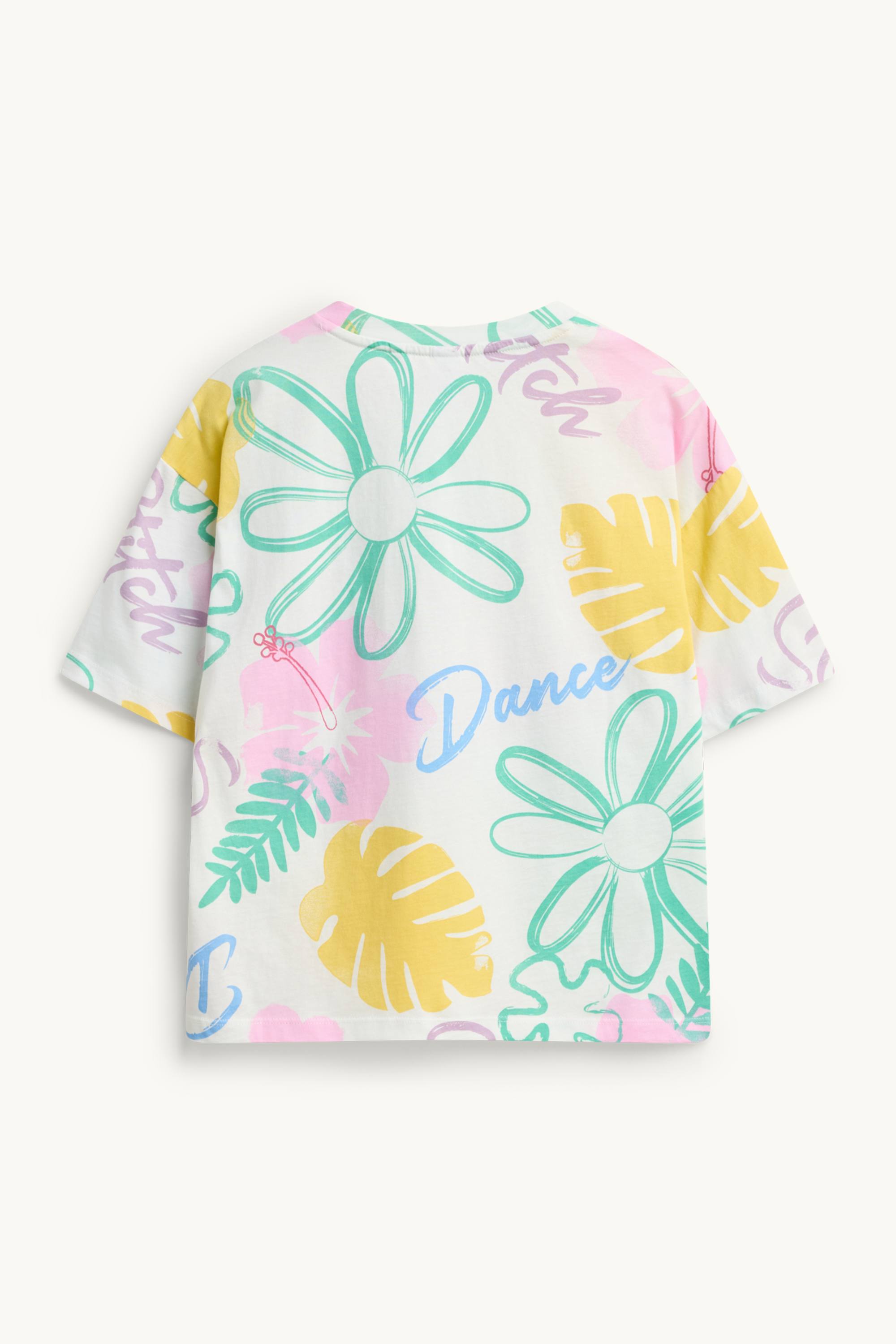 Lilo & Stitch - short sleeve T-shirt - patterned white