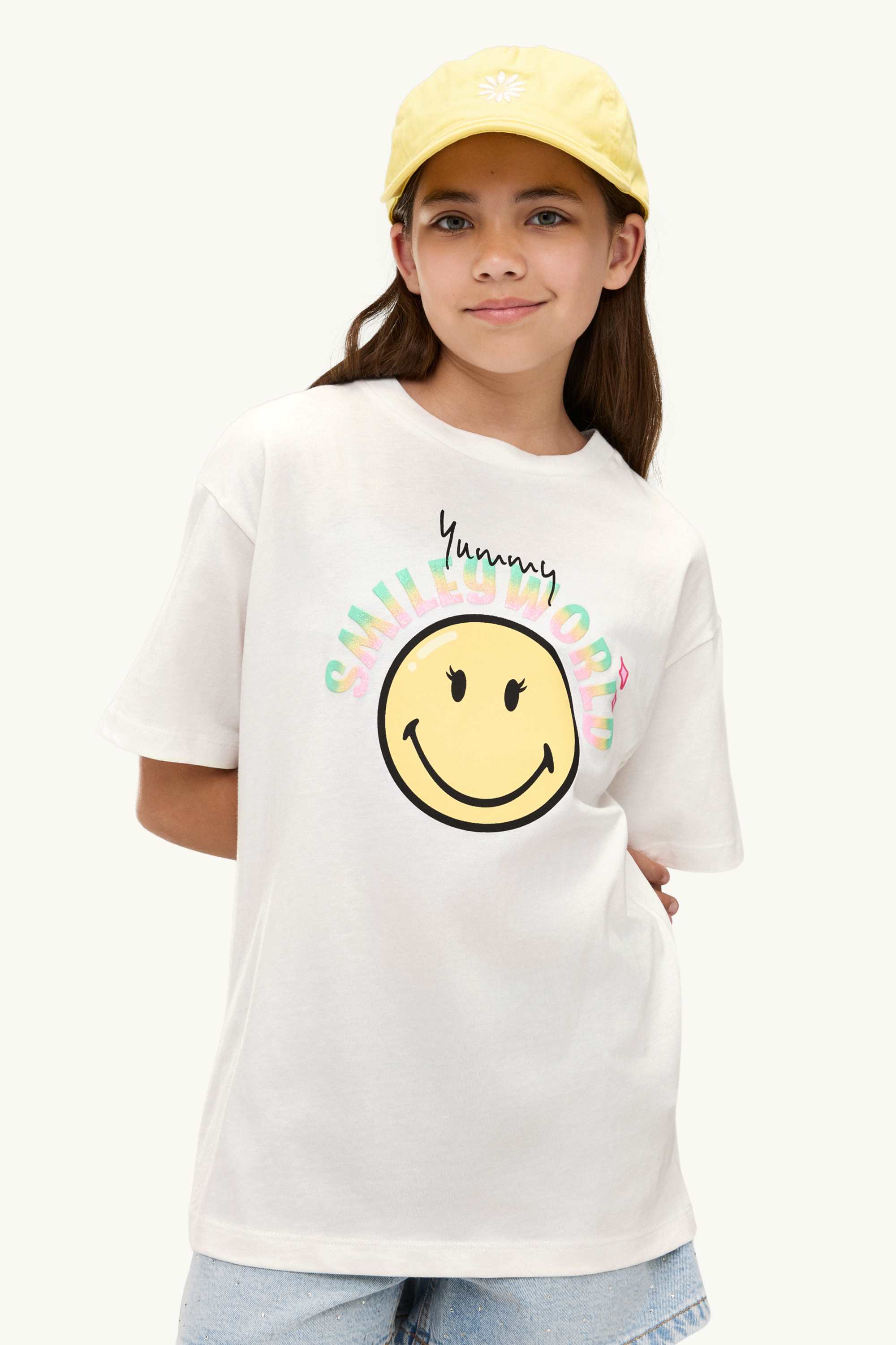 SmileyWorld® - short sleeve T-shirt white