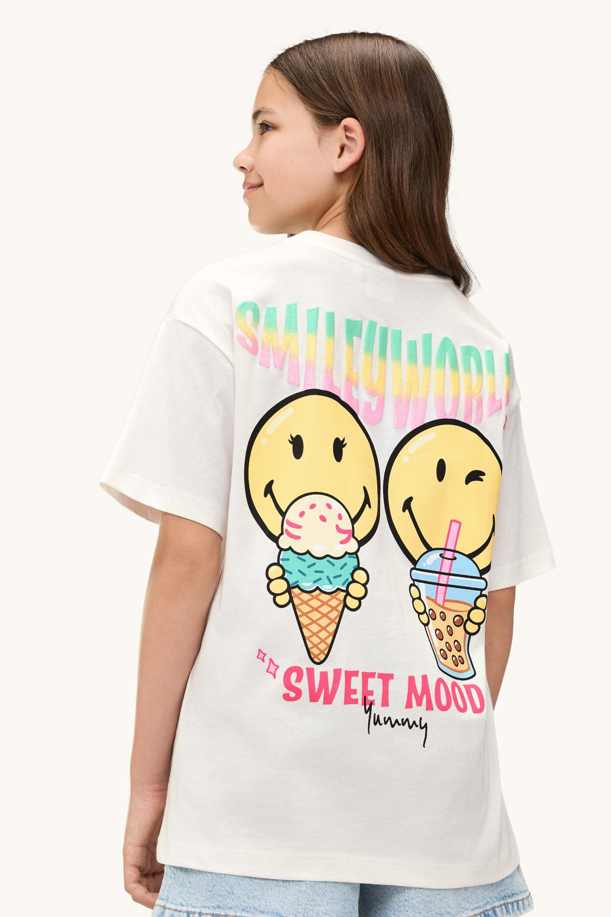 SmileyWorld® - short sleeve T-shirt white