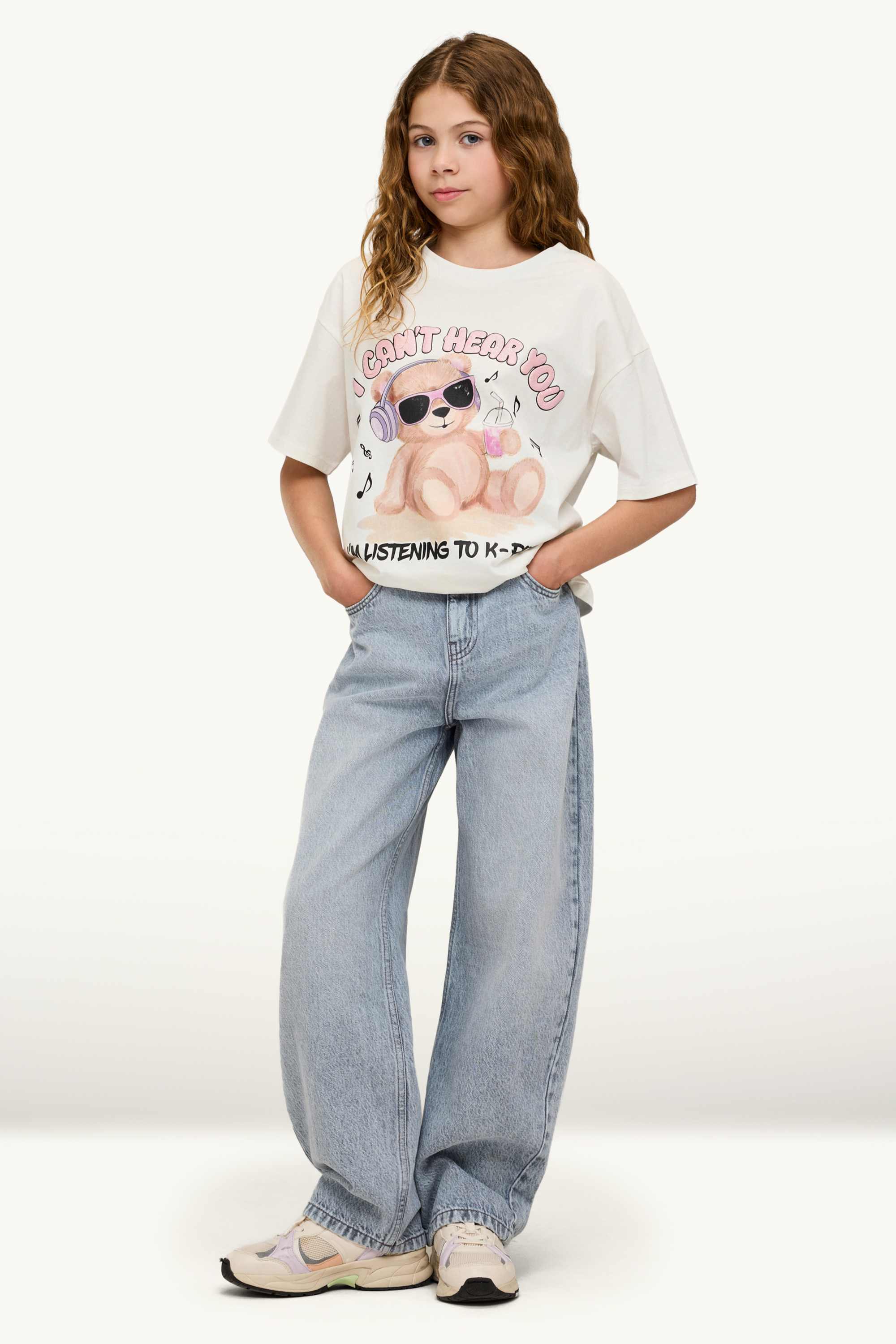 K-Pop - short sleeve T-shirt white
