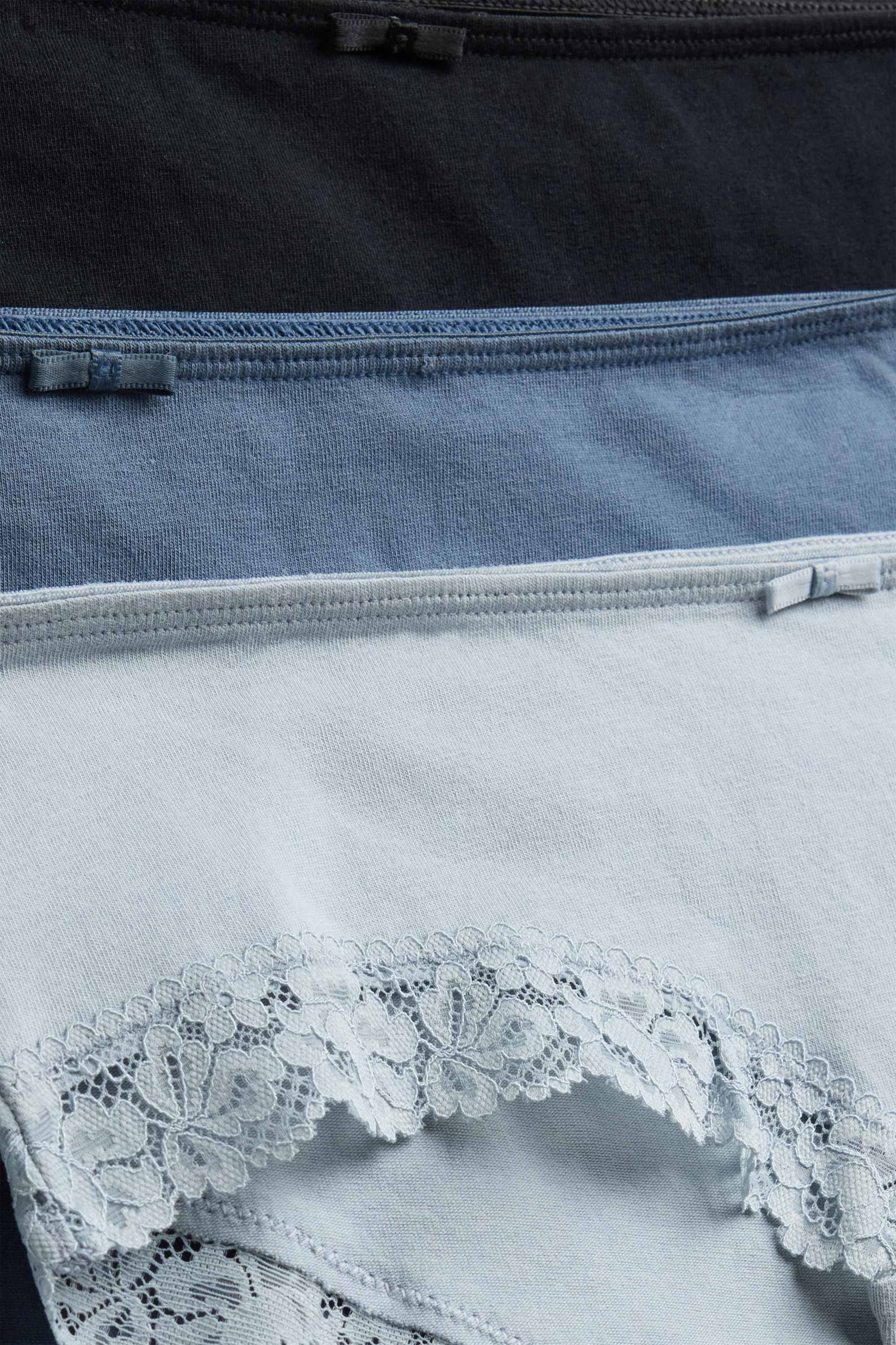 Multipack of 3 - hipsters light blue