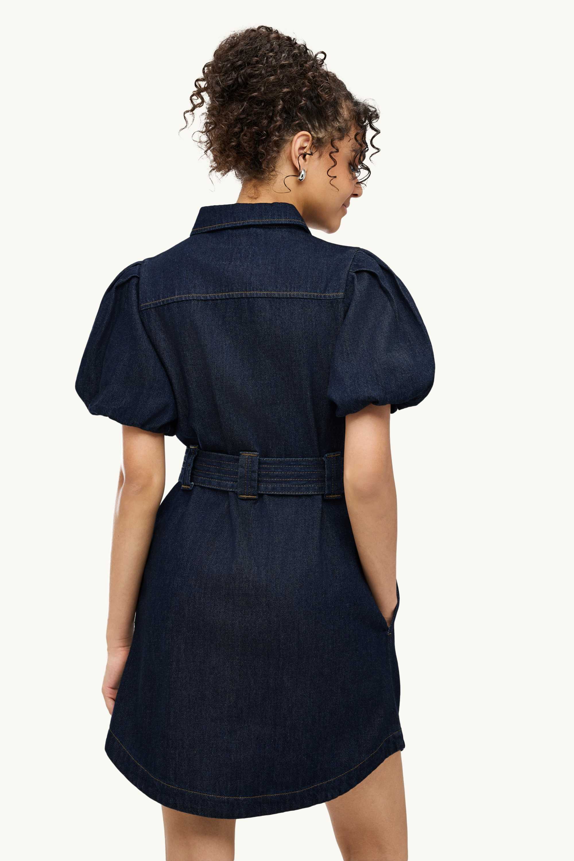 Denim dress dark blue