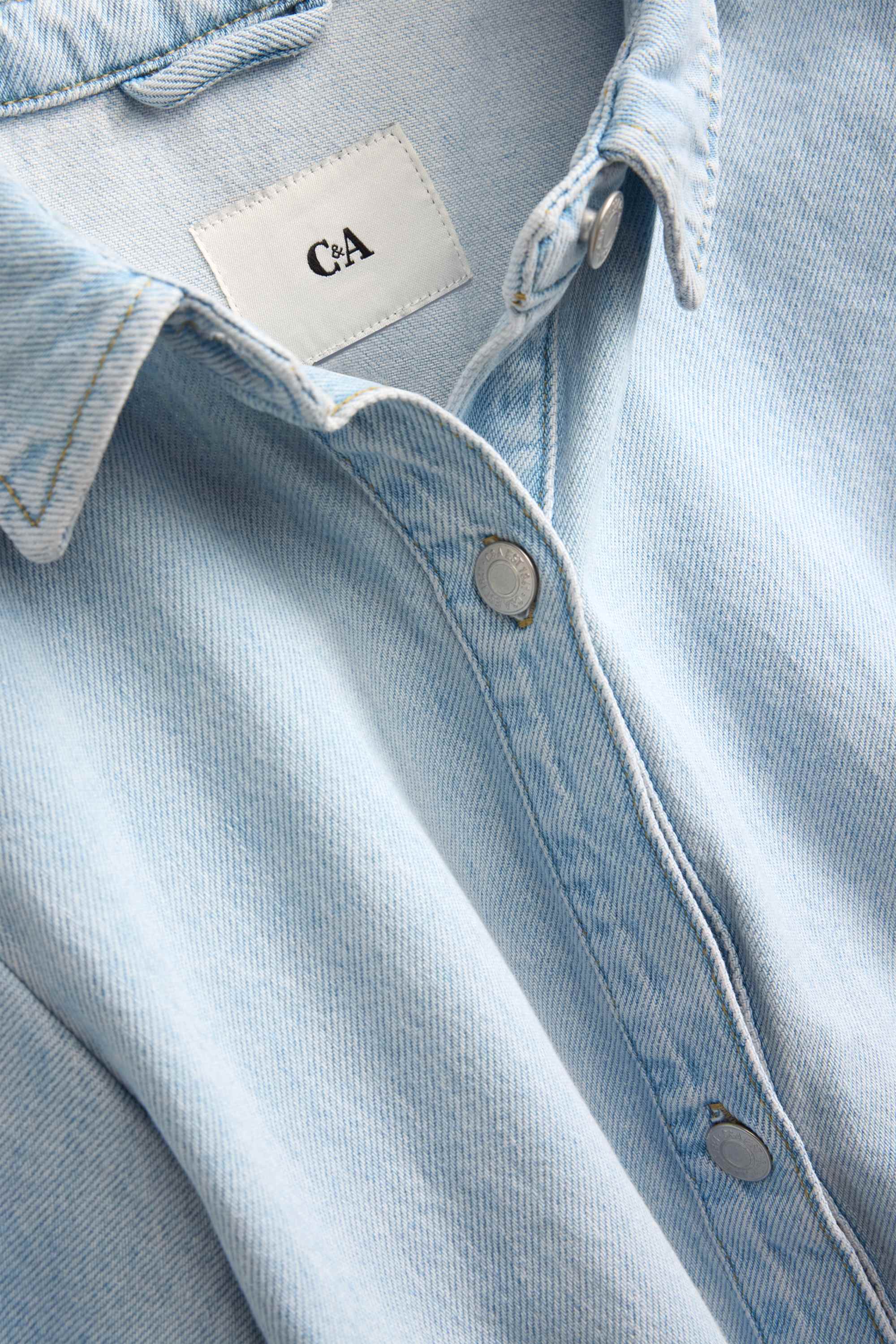 Denim dress denim-light blue