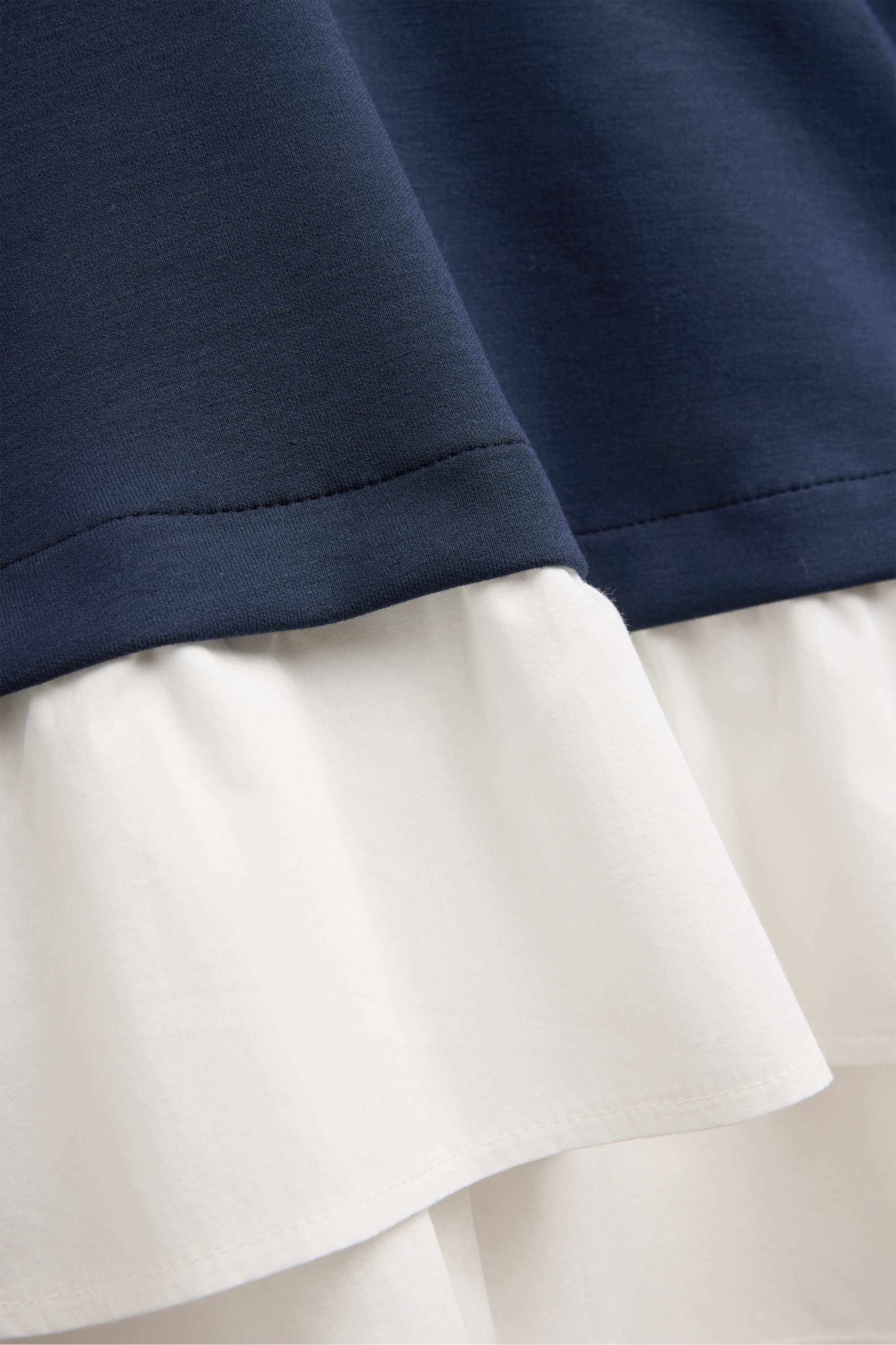 Sweatshirt - 2-in-1 look dark blue