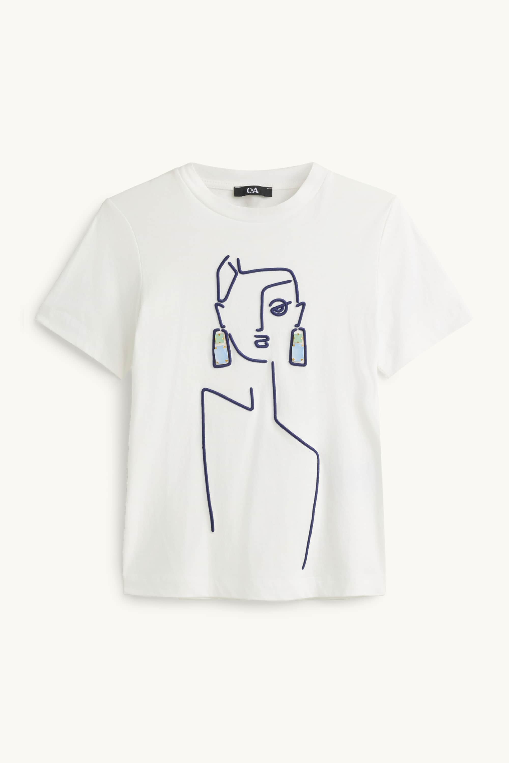 T-shirt - regular fit white