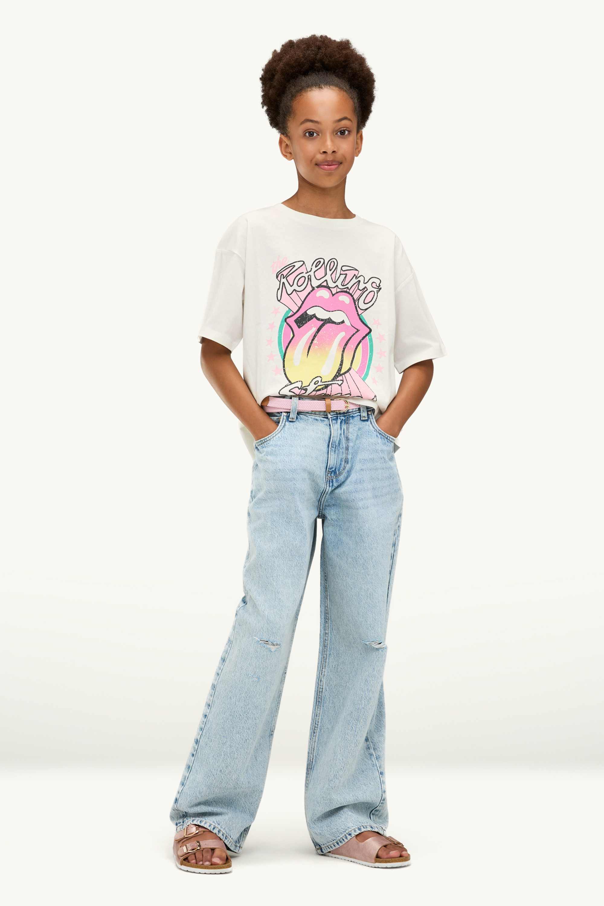 Rolling Stones - short sleeve T-shirt white