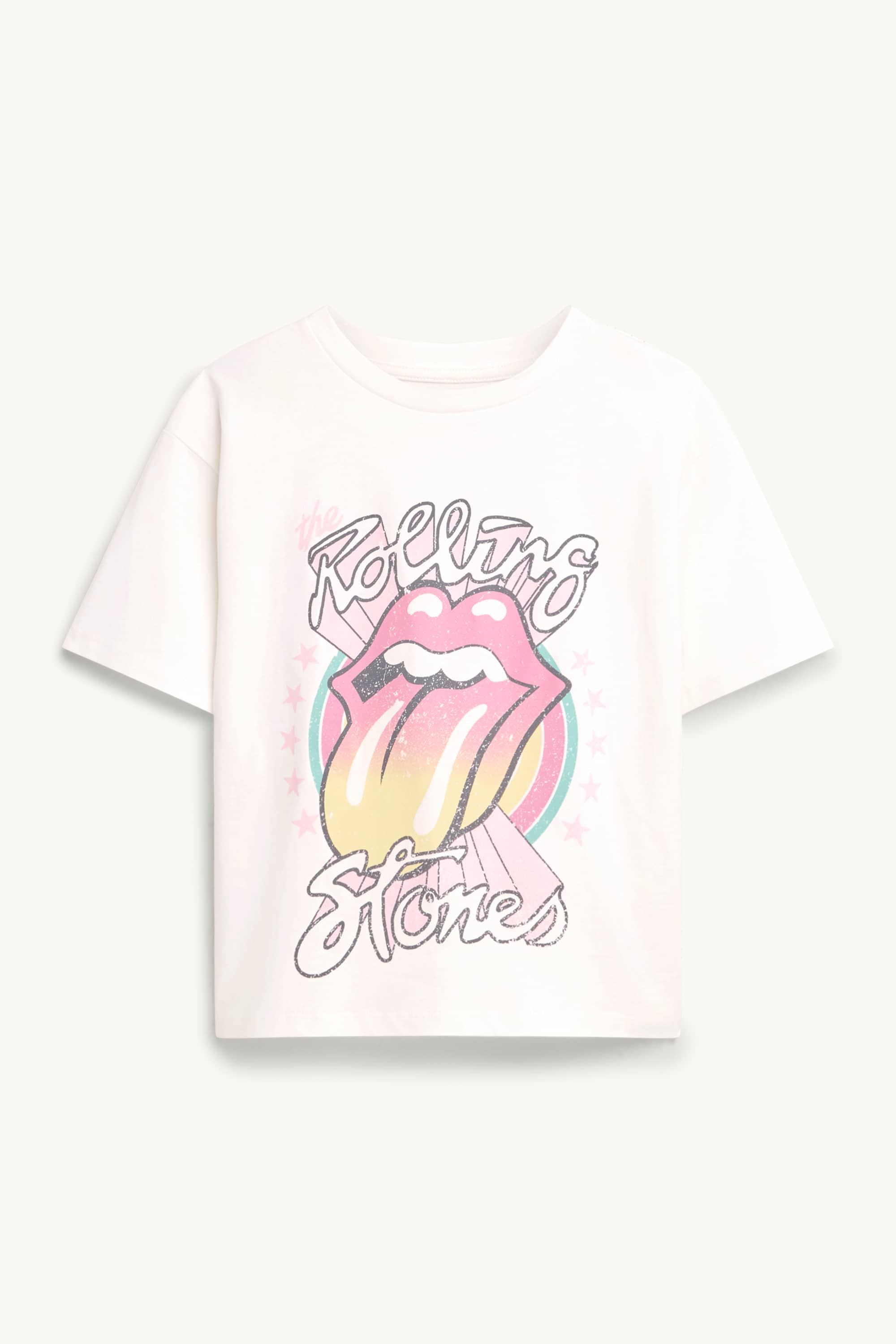 Rolling Stones - short sleeve T-shirt white