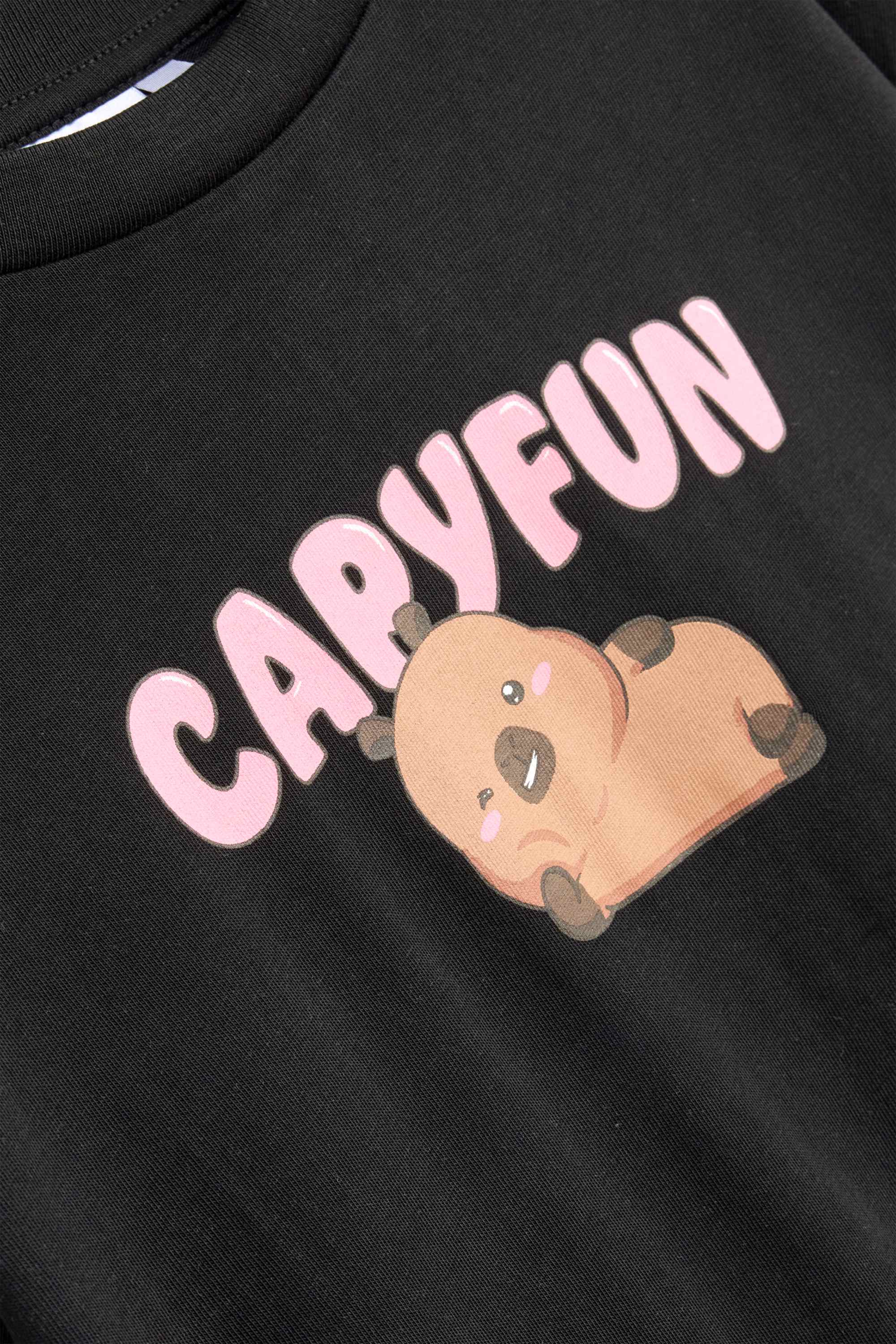 CapyFun - short sleeve T-shirt black