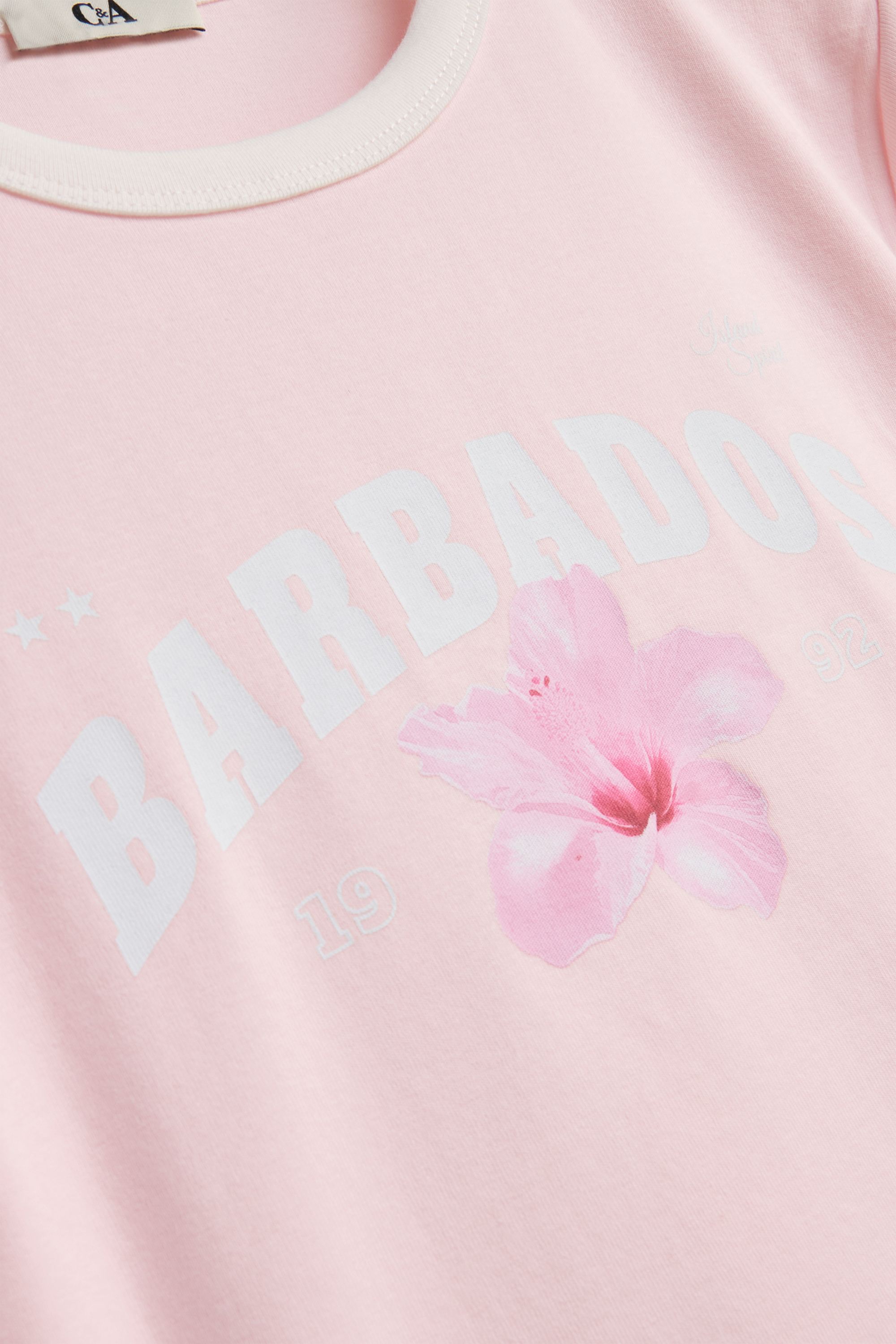 T-shirt - slim fit pale pink