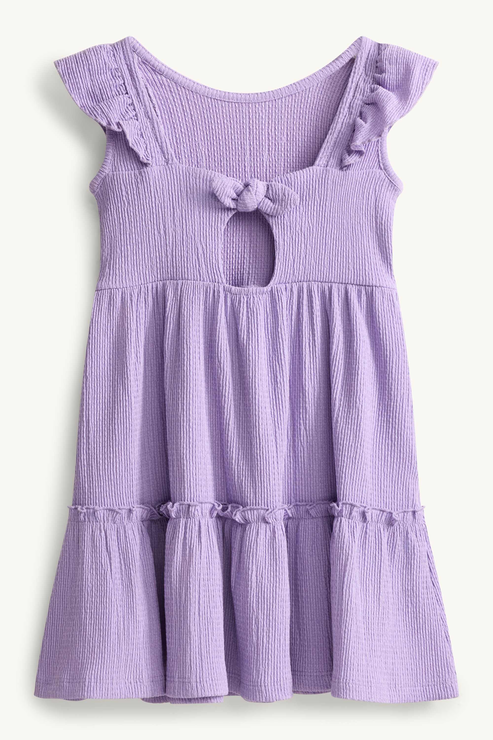 Dress - textured purple