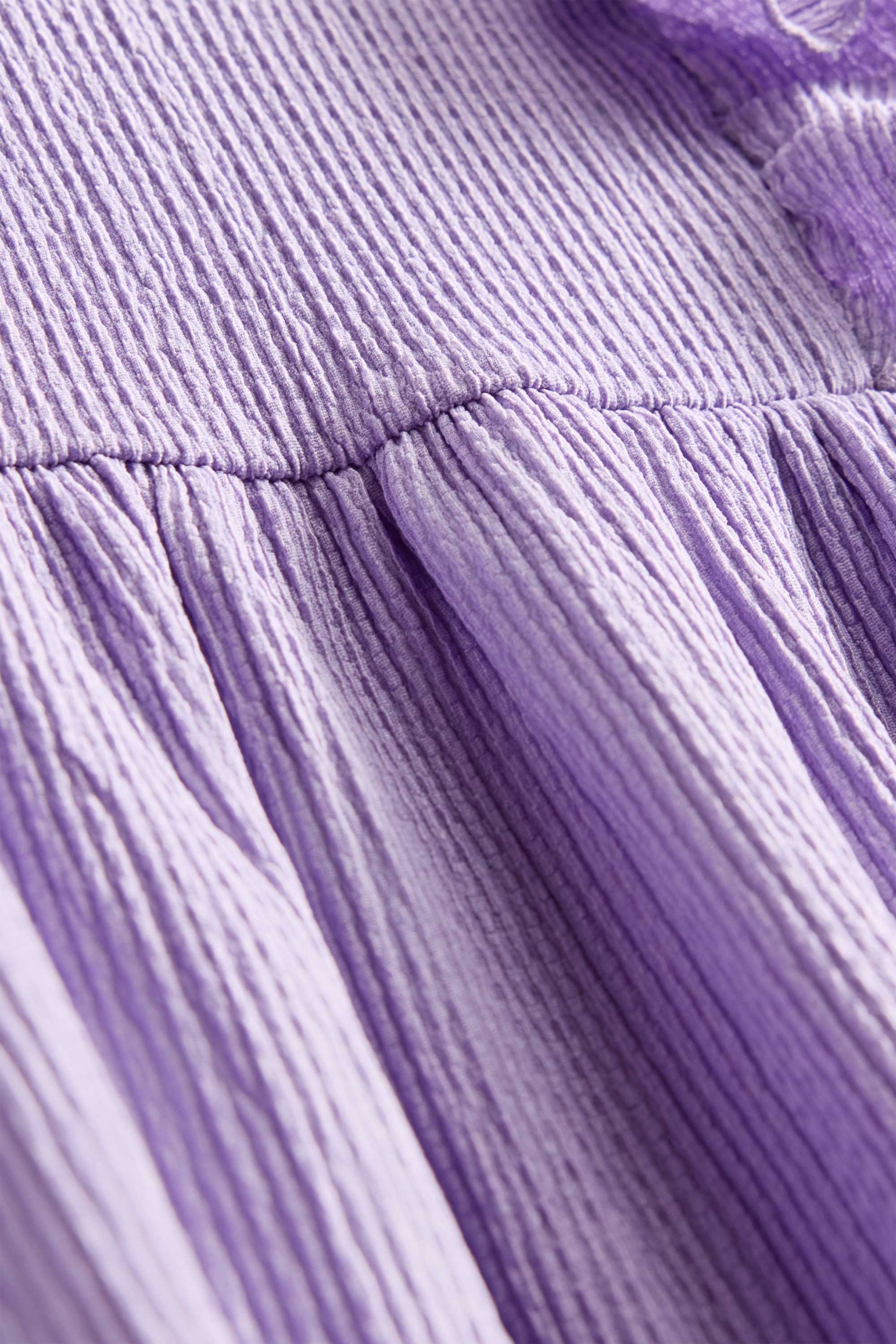 Dress - textured purple