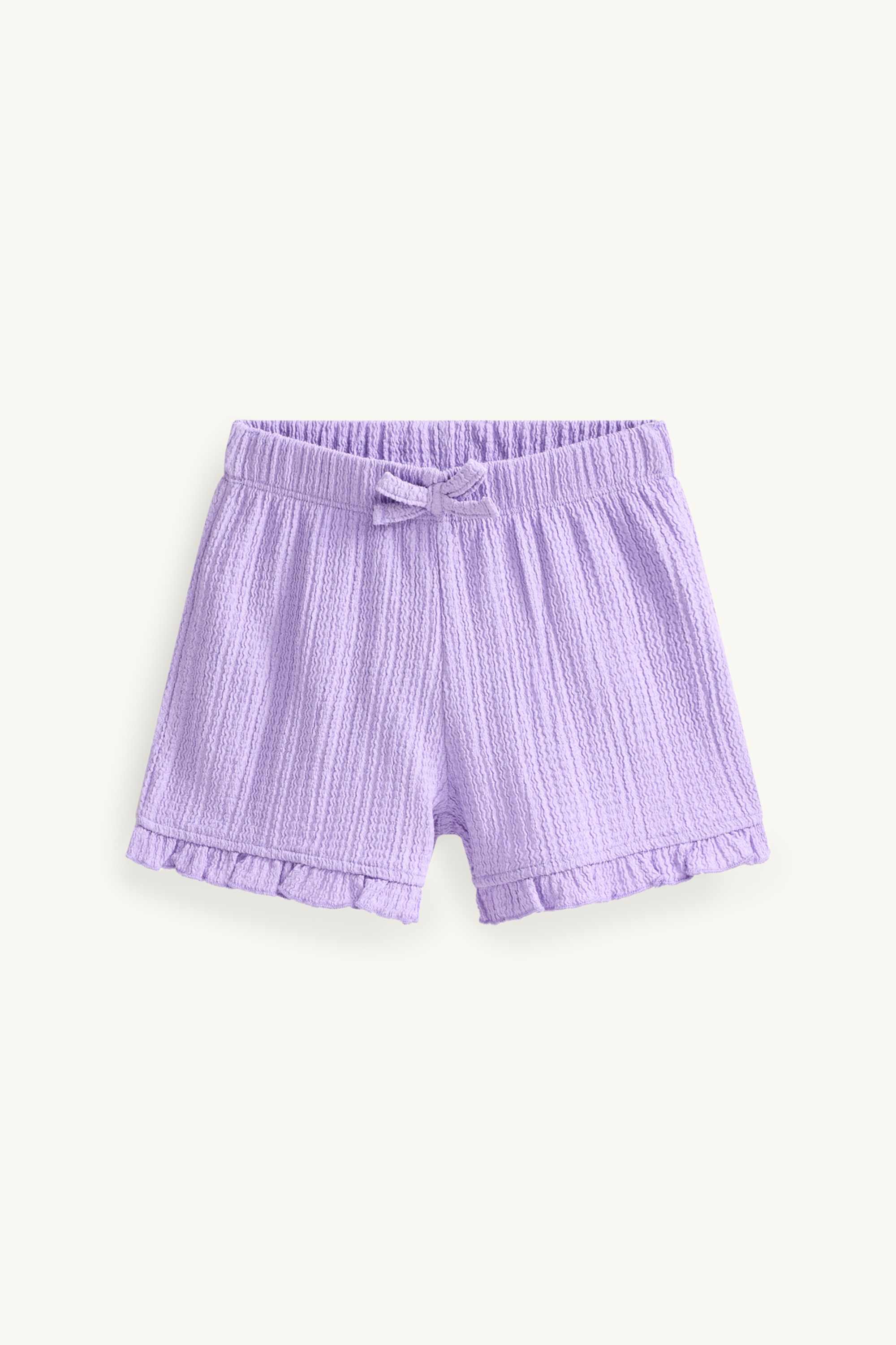 Shorts - textured lilac