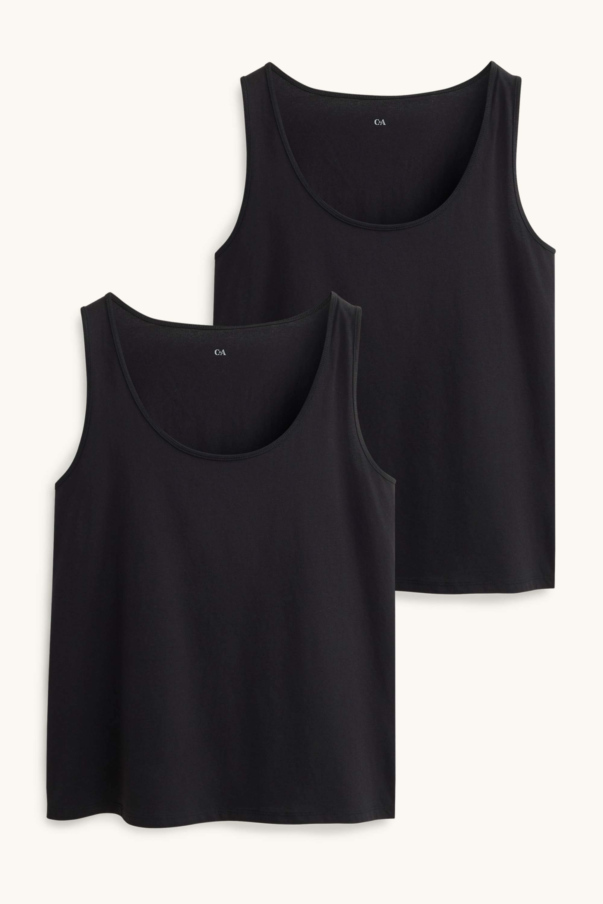 Multipack of 2 - top black