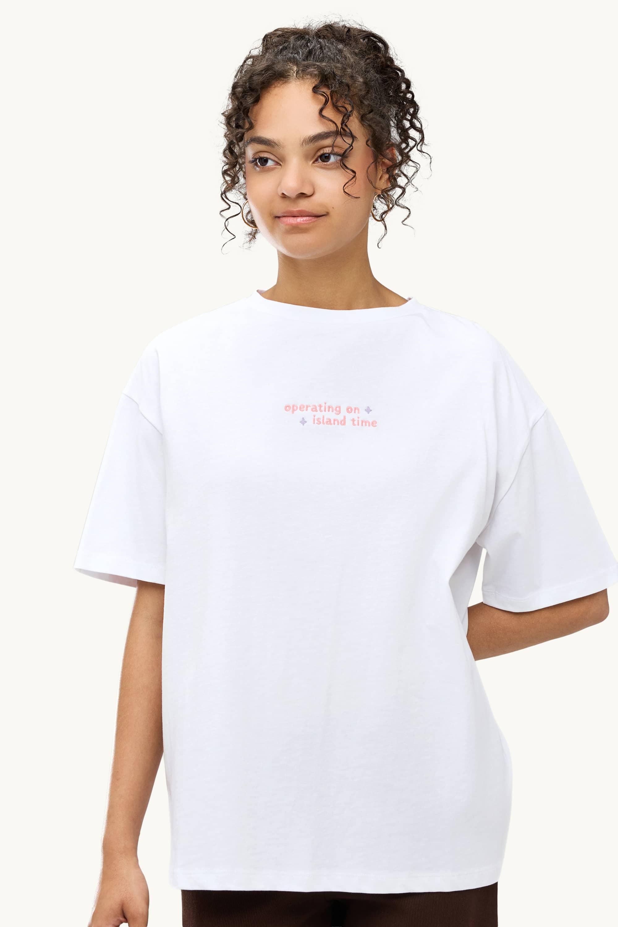 T-shirt - oversized white