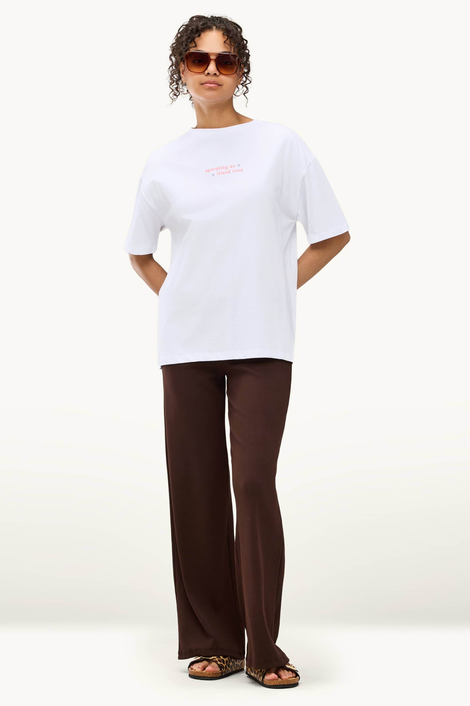 T-shirt - oversized white