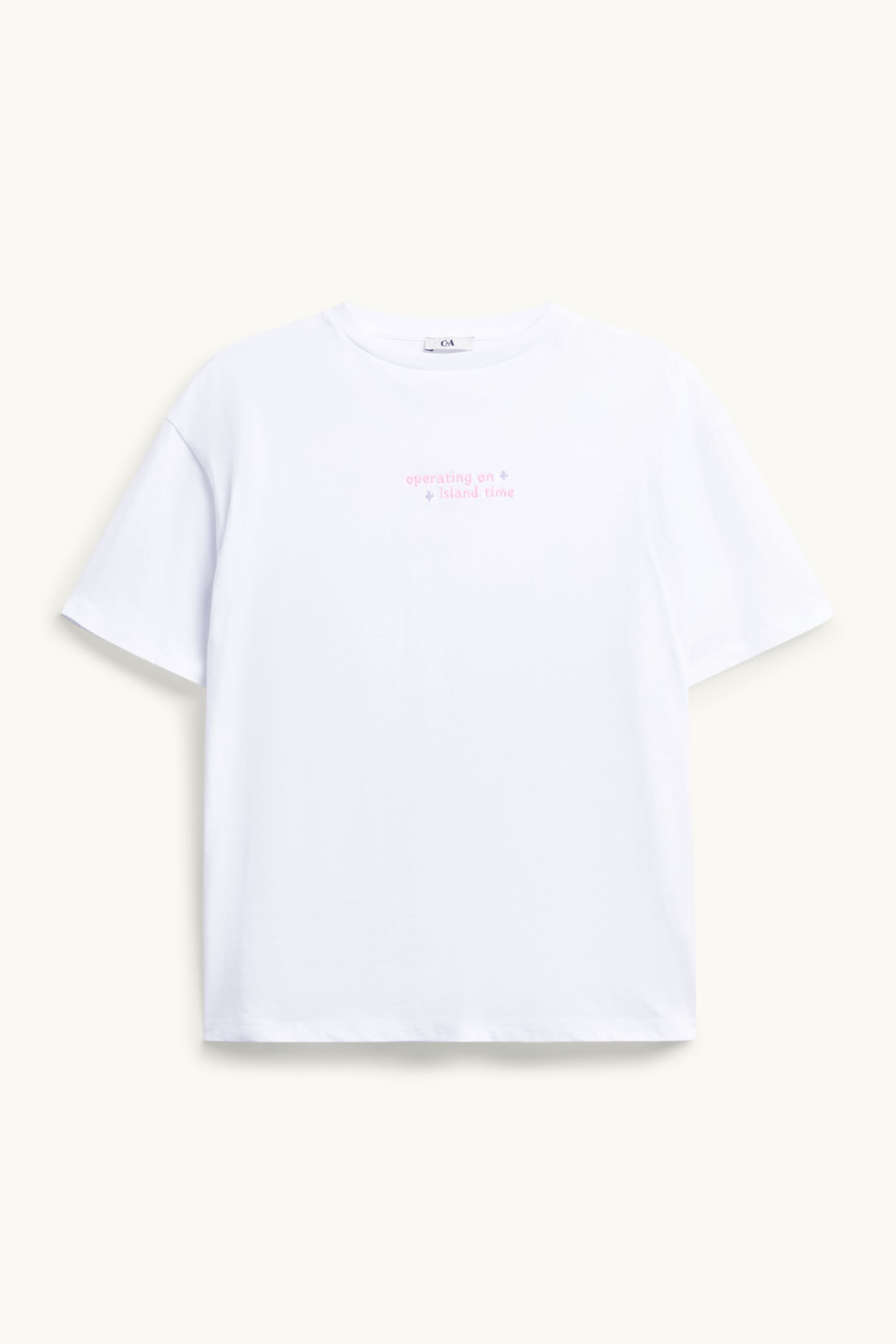 T-shirt - oversized white
