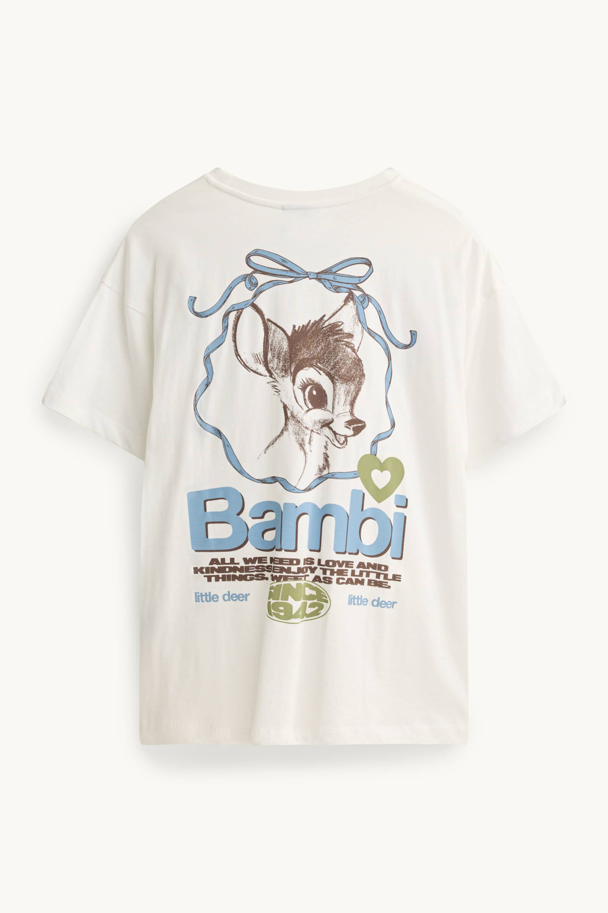 T-shirt - oversized - Bambi white