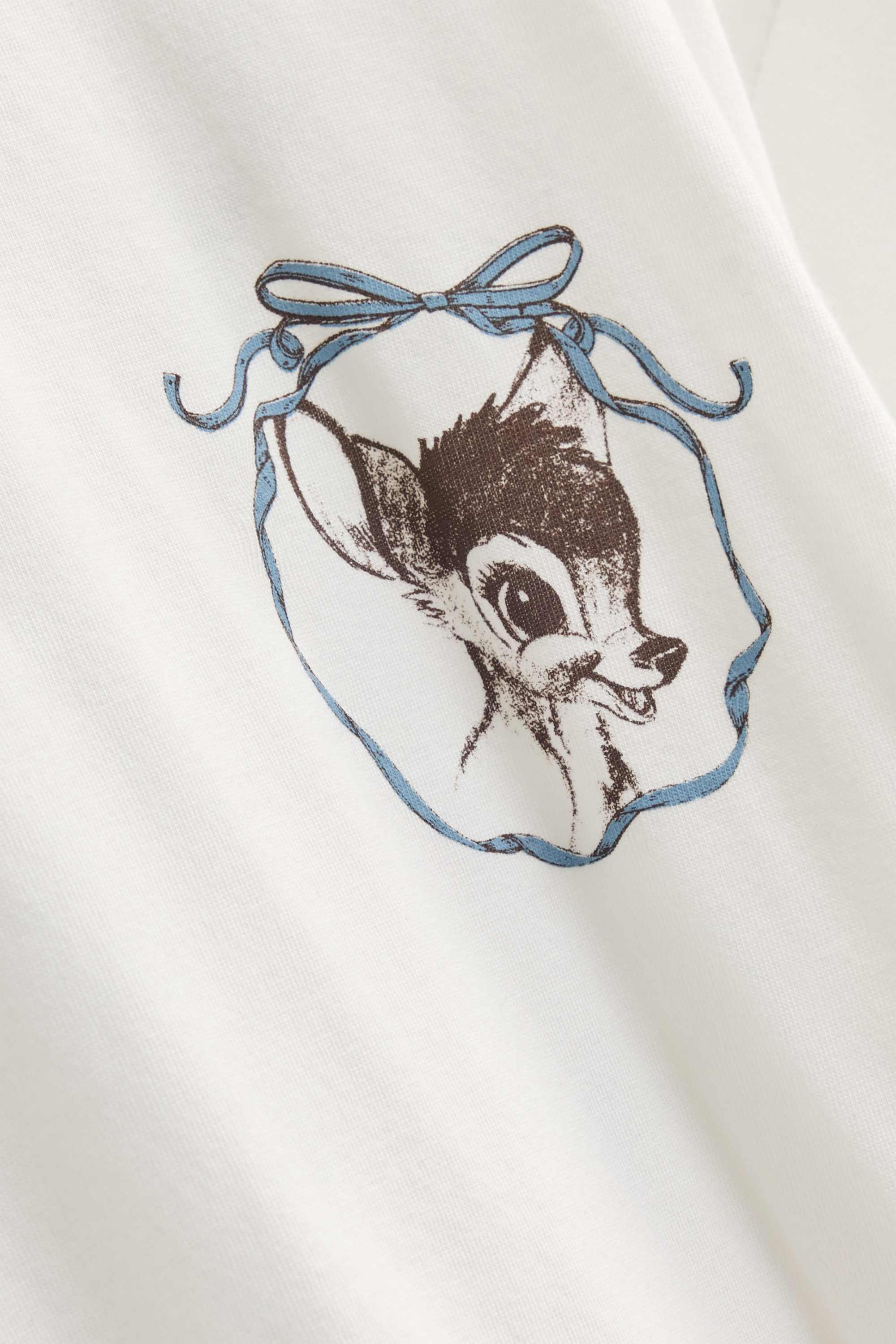 T-shirt - oversized - Bambi white