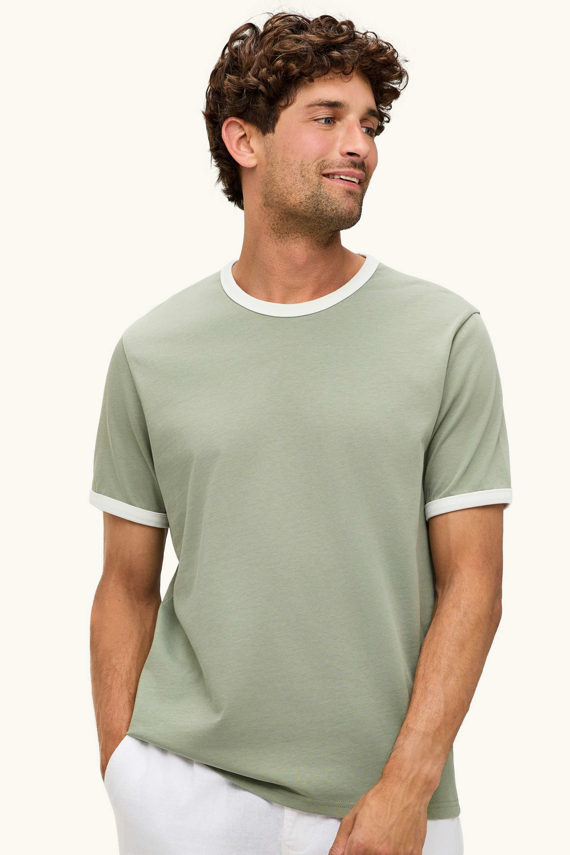 T-shirt - relaxed fit light green