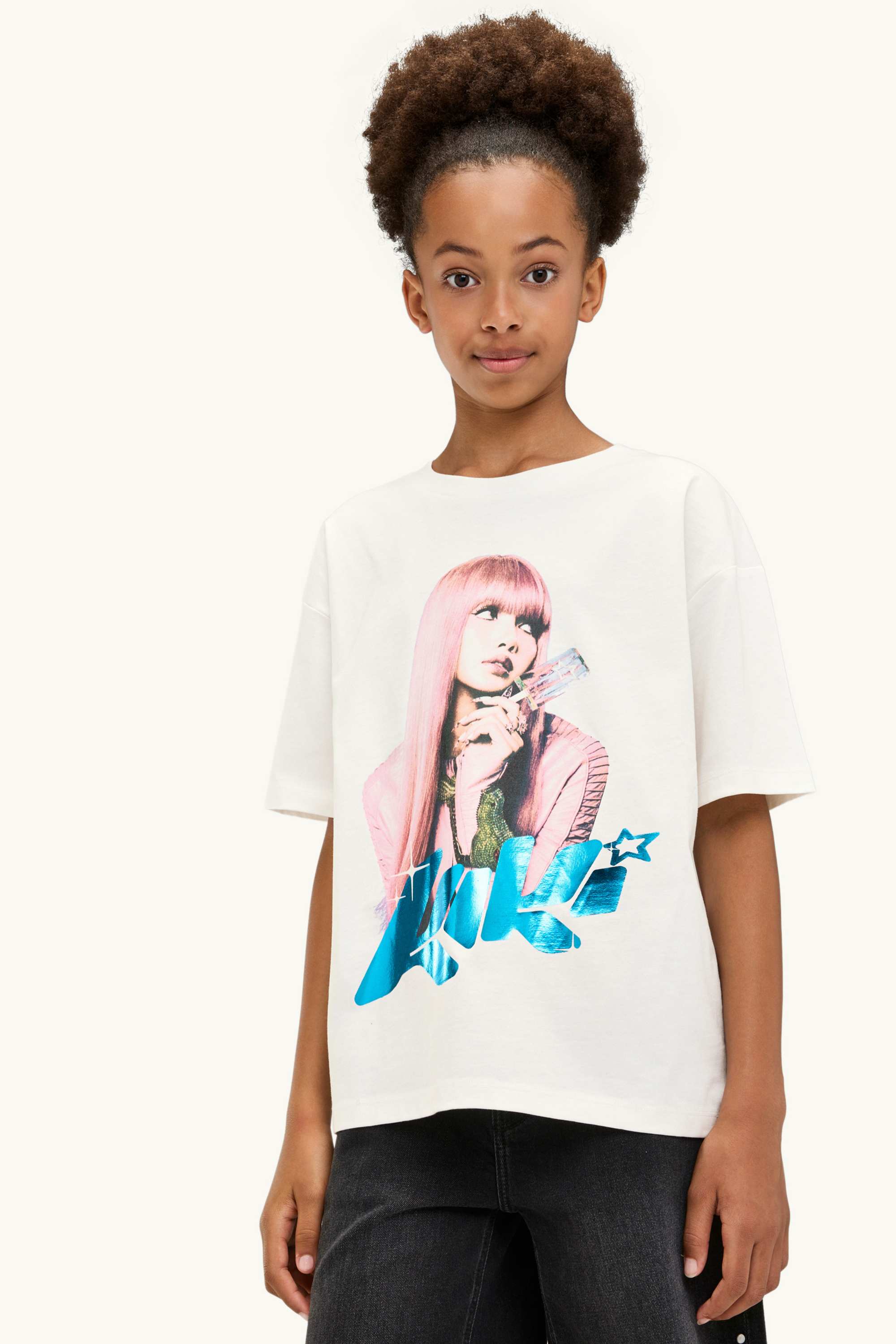Blackpink - short sleeve T-shirt - shiny white