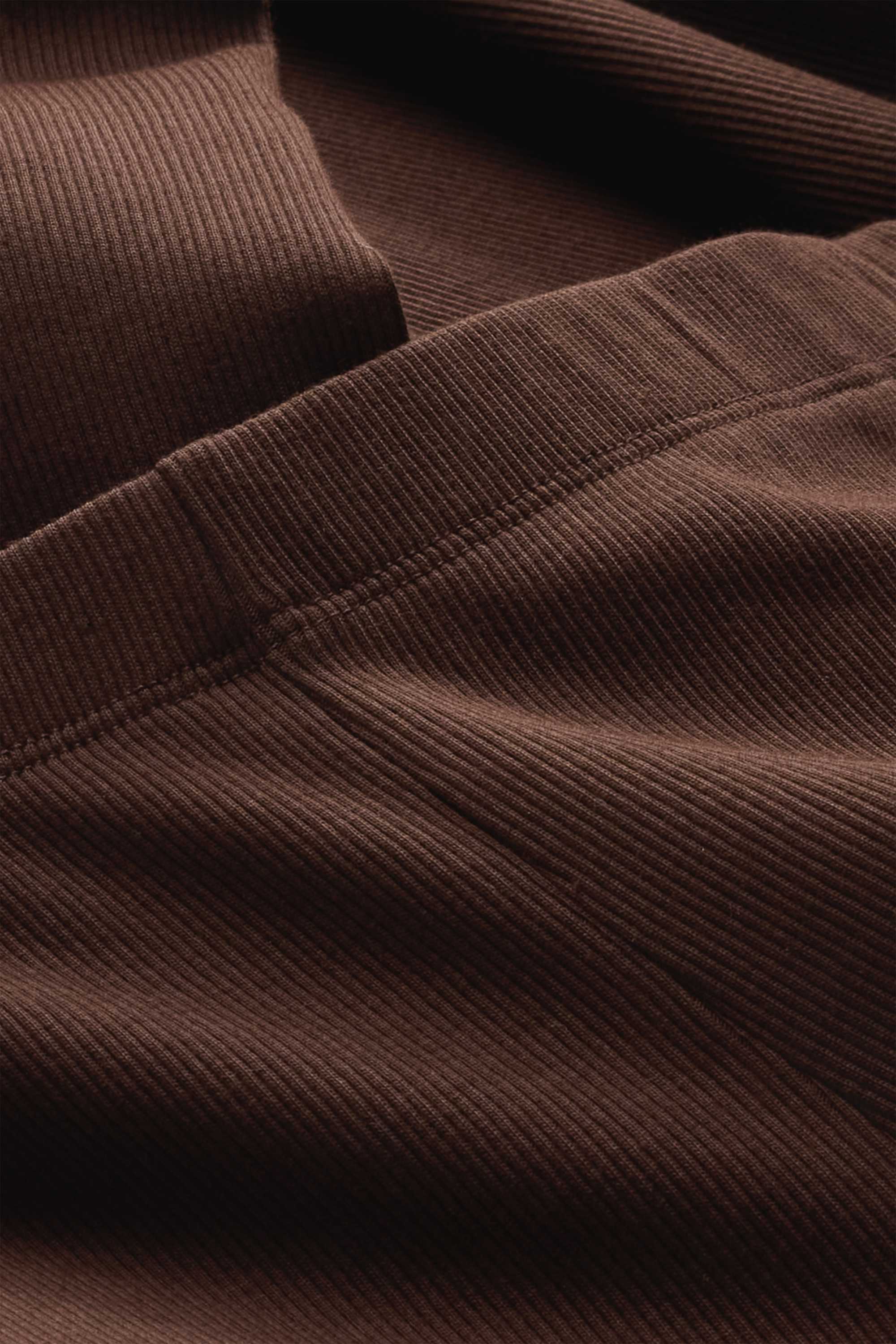 Joggers - ribbed brown